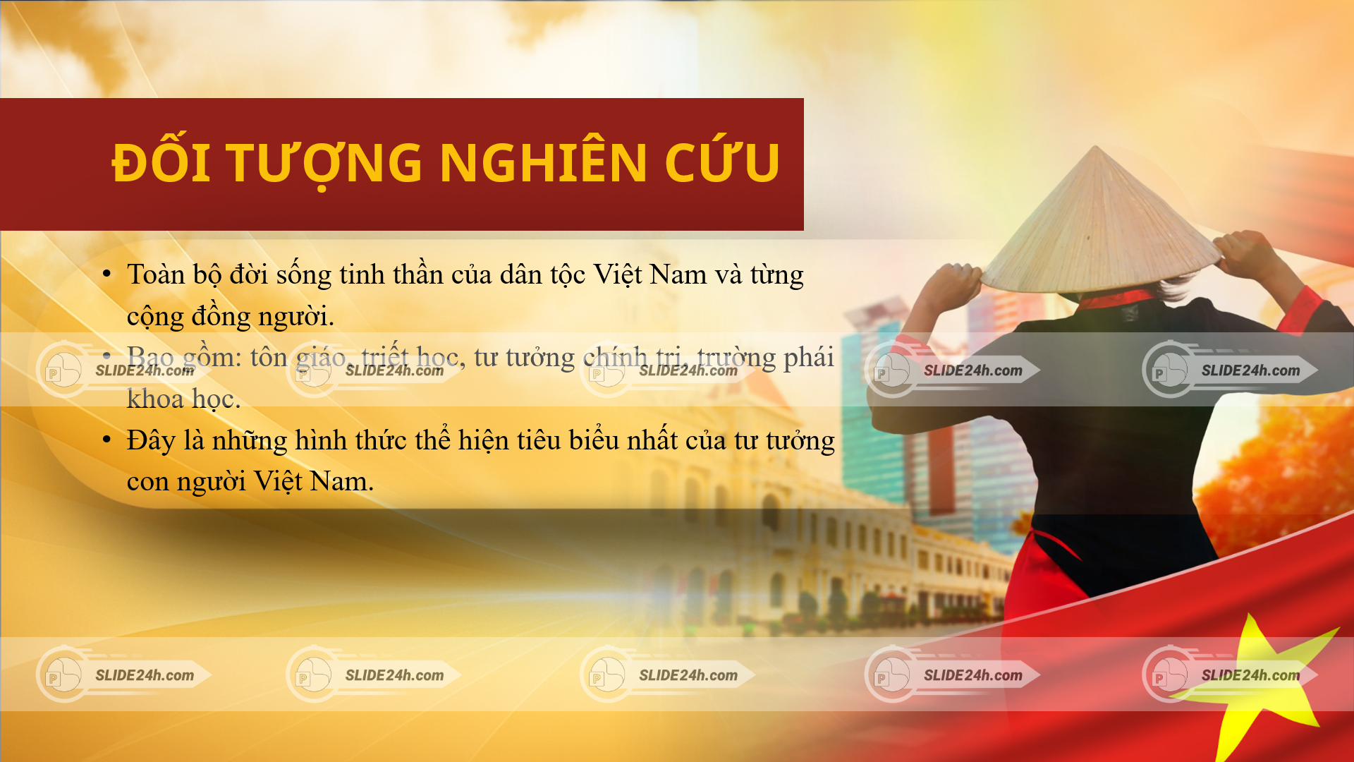 Đối tượng nghiên cứu của lịch sử tư tưởng Việt Nam