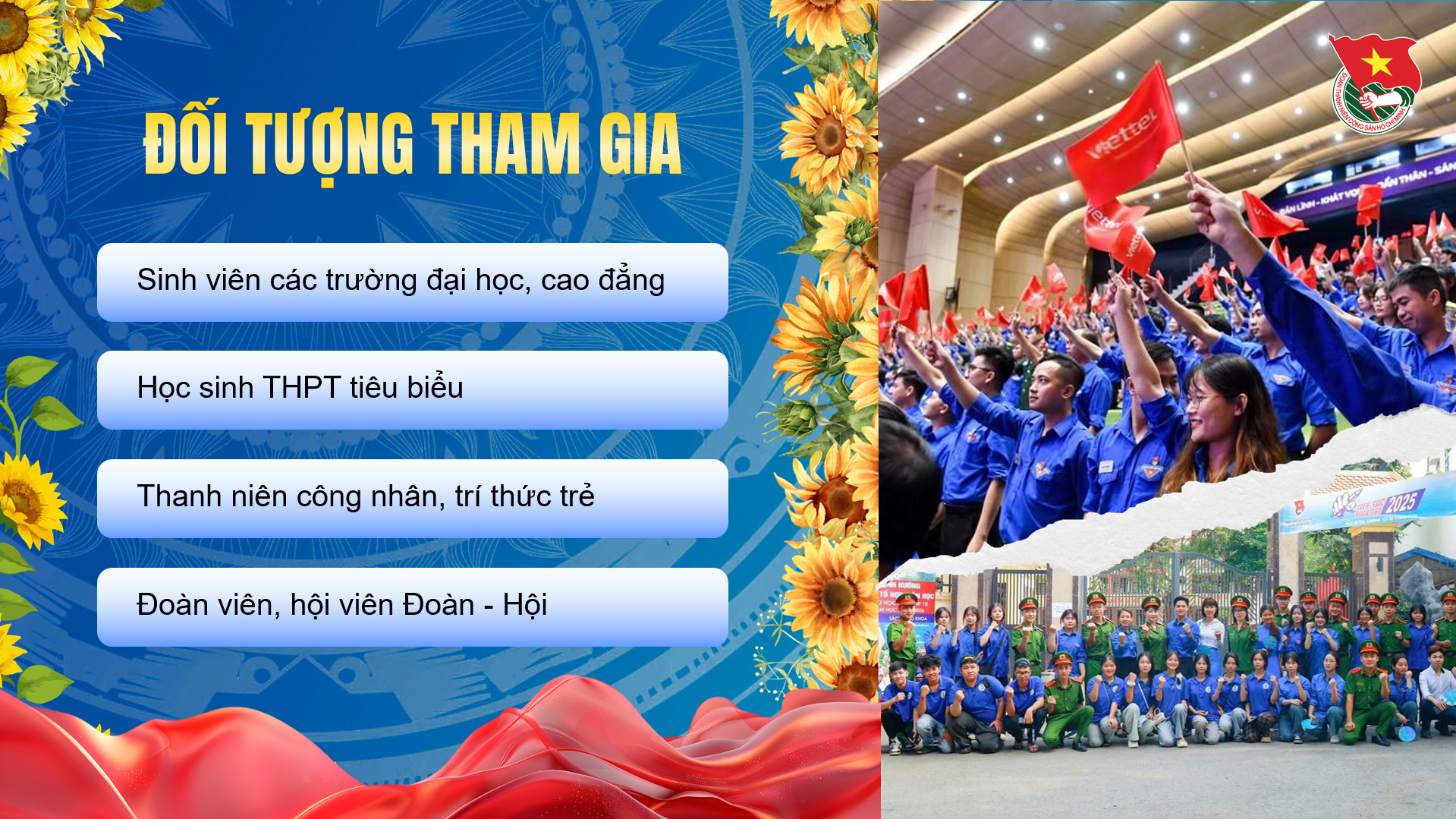 đối tượng tham gia chiến dịch thanh niên tình nguyện hè 2026