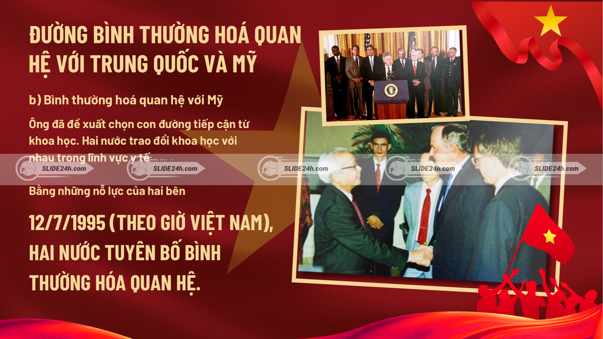 Đóng góp của Đại tướng Lê Đức Anh trong quá trình xây dựng lòng tin và thúc đẩy bình thường hóa quan hệ Việt Nam - Mỹ.
