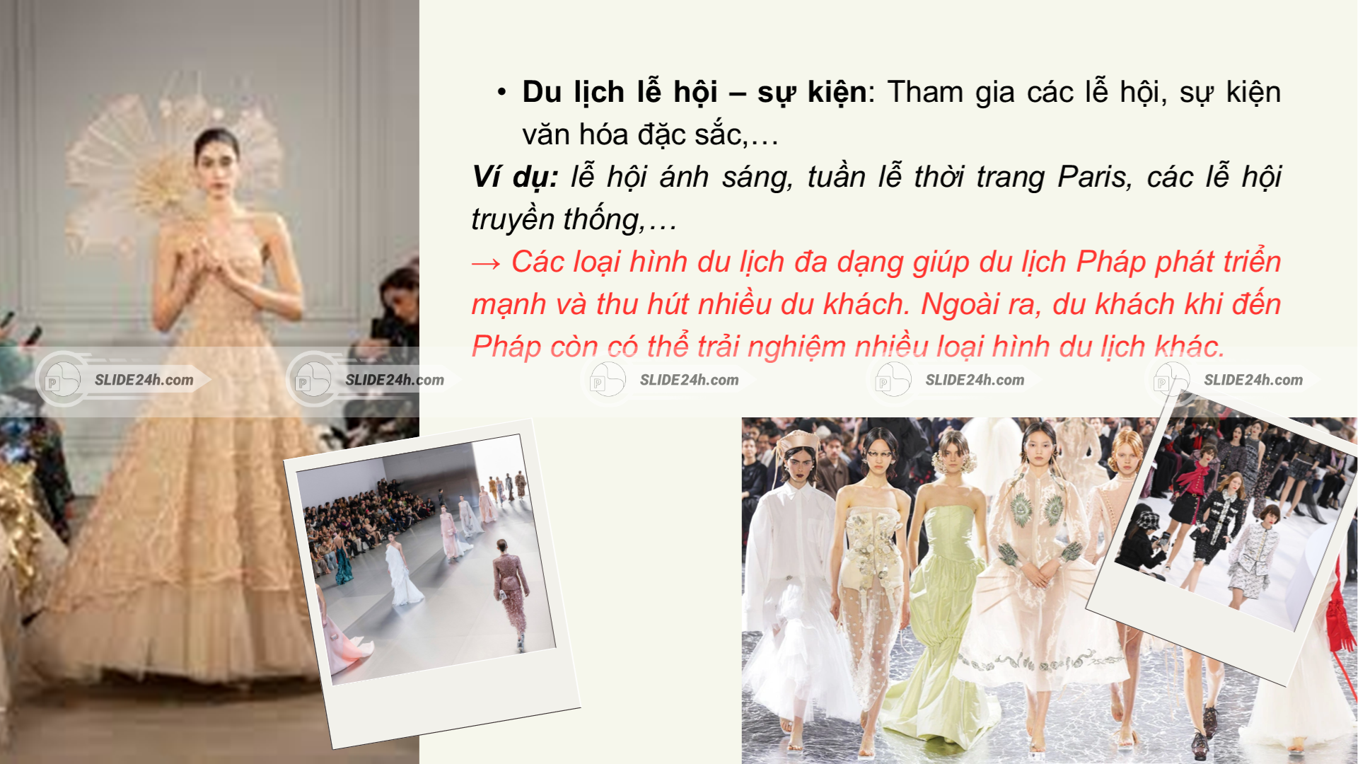 Du lịch mua sắm và thời trang tại Paris, kinh đô thời trang nổi tiếng của thế giới.