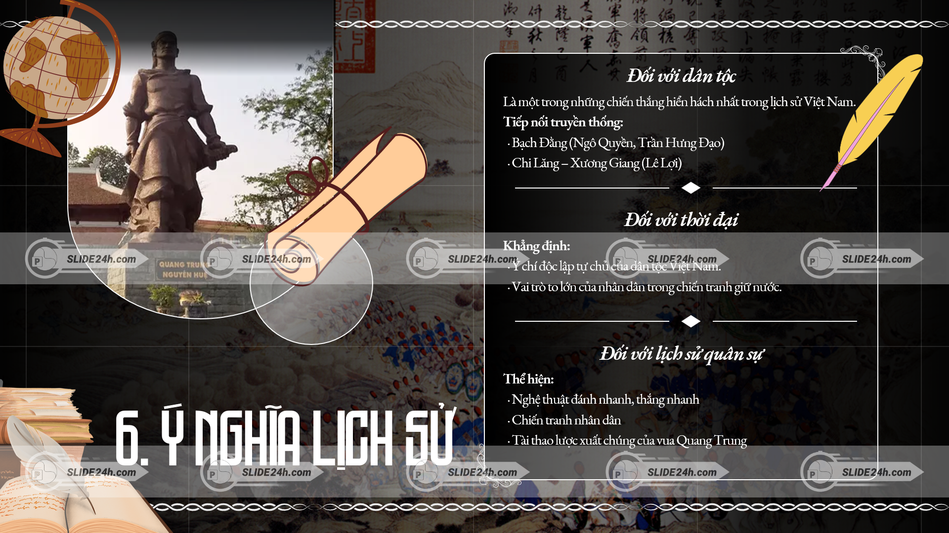 Giá trị lịch sử lâu dài của chiến thắng trong dòng chảy lịch sử dân tộc.