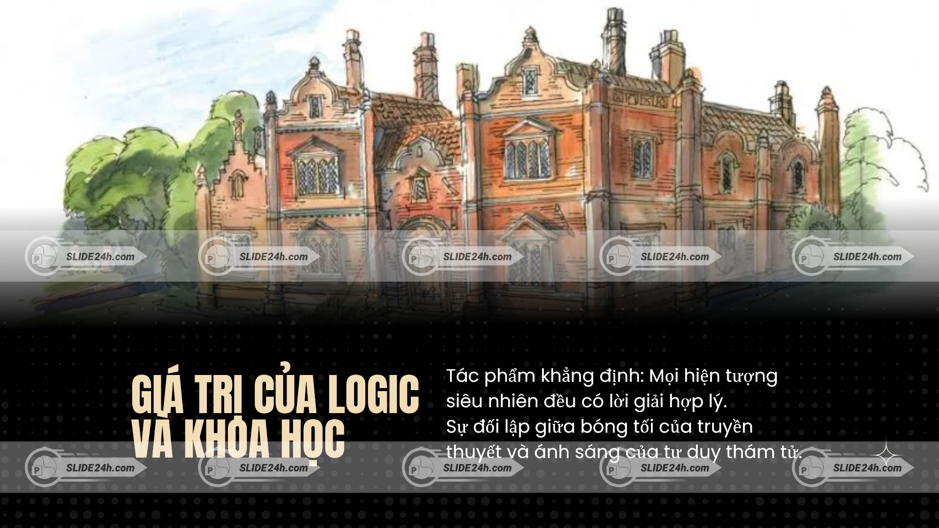 giá trị logic và khoa học trong con chó nhà họ baskerville