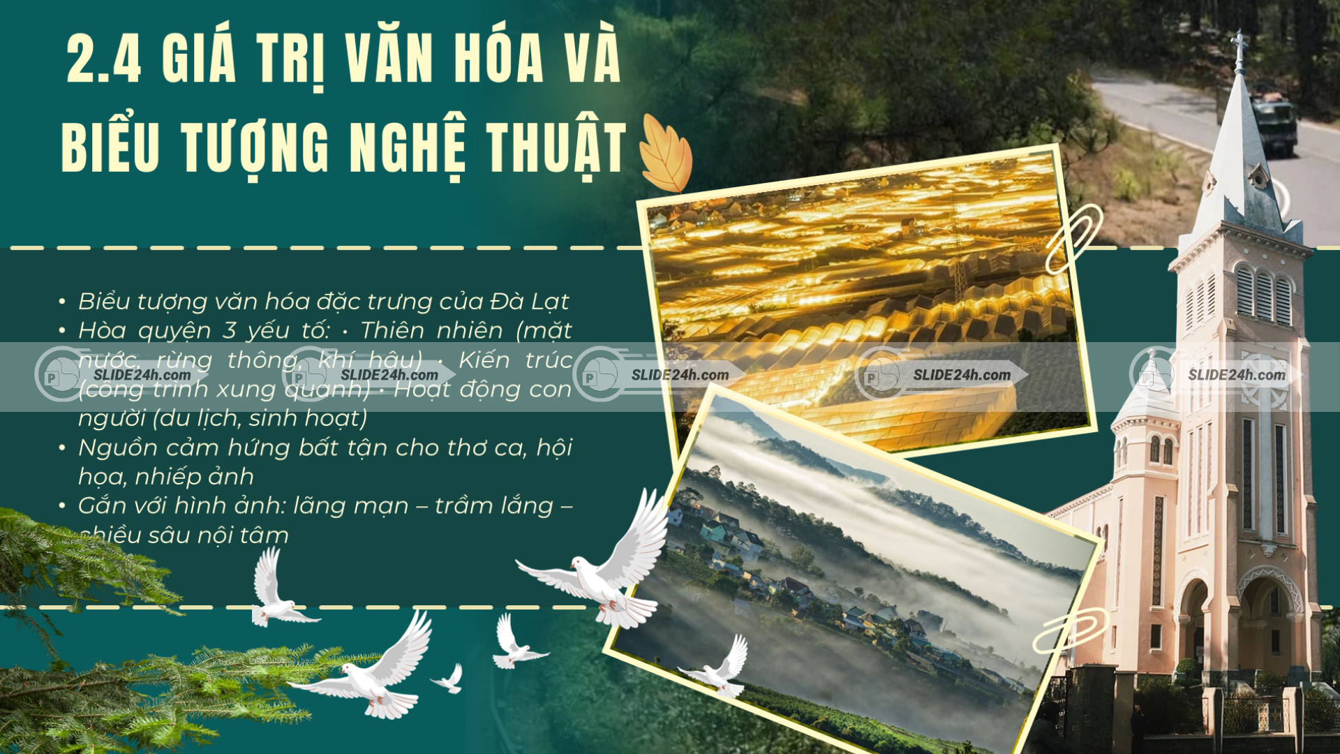 Giá trị văn hóa và biểu tượng nghệ thuật của Hồ Xuân Hương trong hình ảnh Đà Lạt thơ mộng.