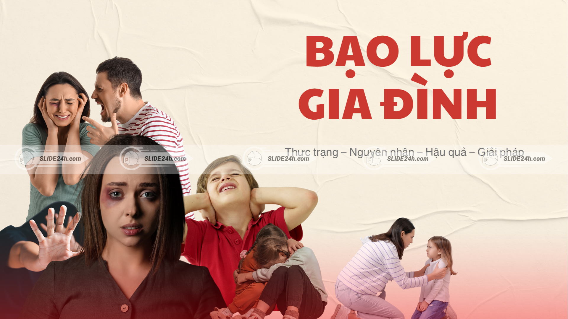 Giới thiệu chủ đề bạo lực gia đình hiện nay.