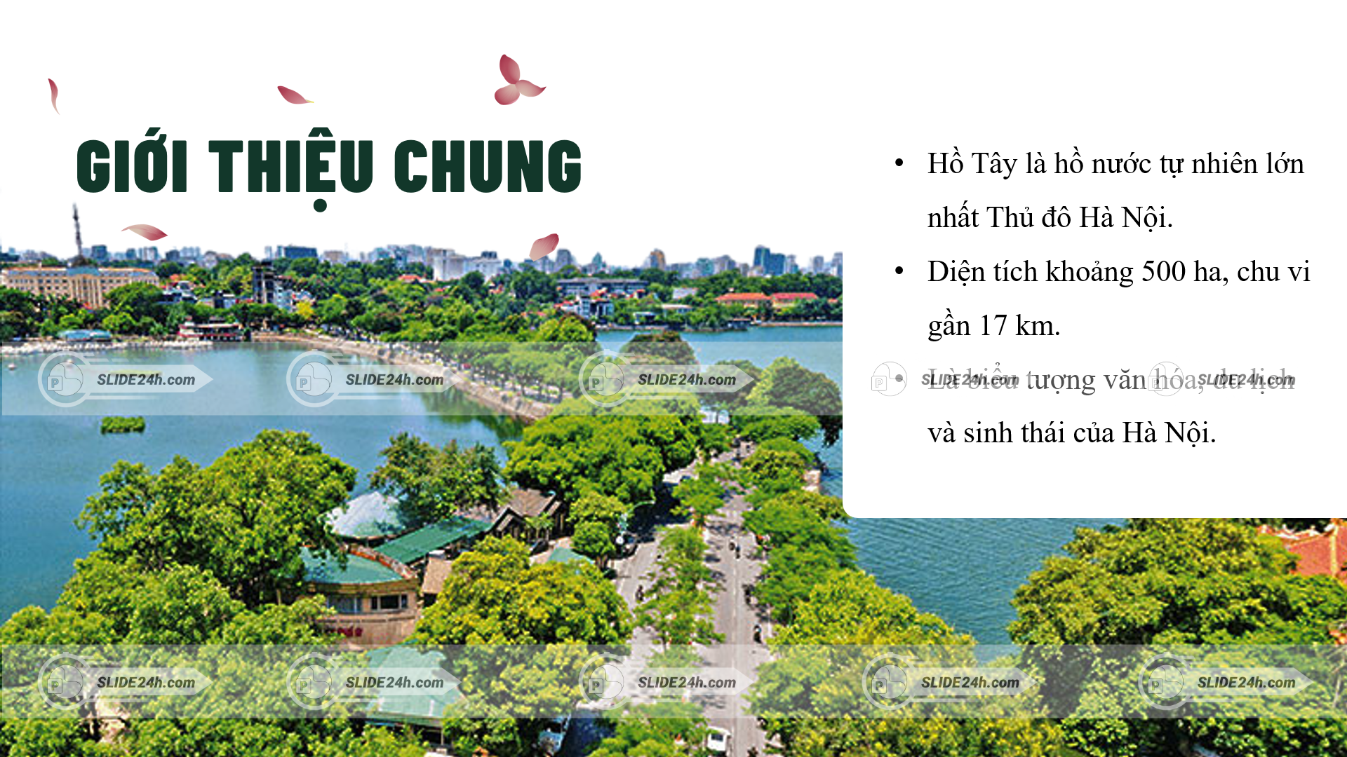 giới thiệu chung Hồ Tây