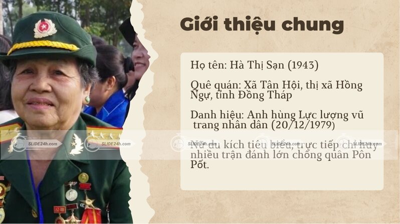 giới thiệu chung về bà