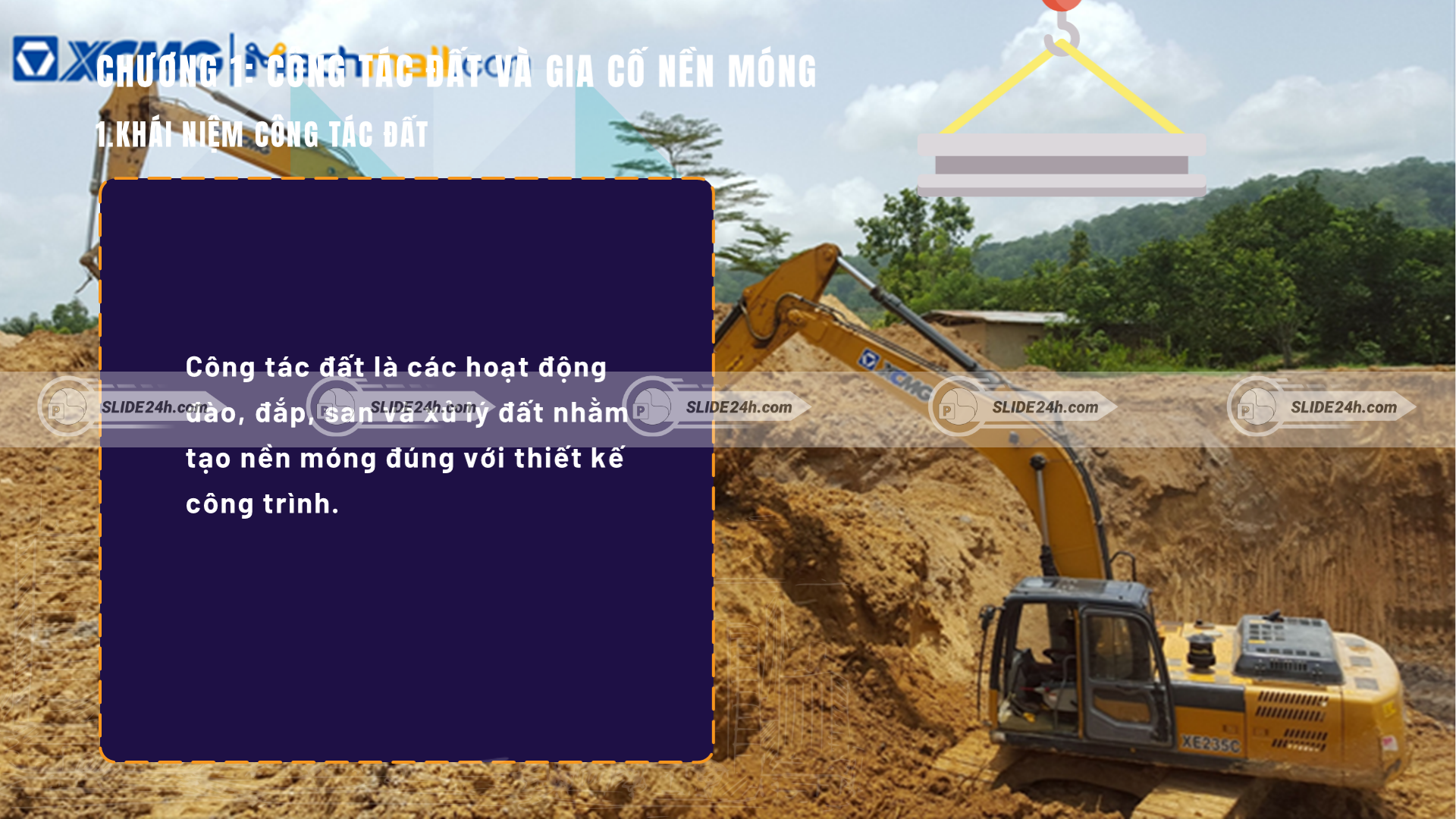 Giới thiệu công tác đất, nêu đặc điểm của đất và cách phân loại theo thi công thủ công, cơ giới.