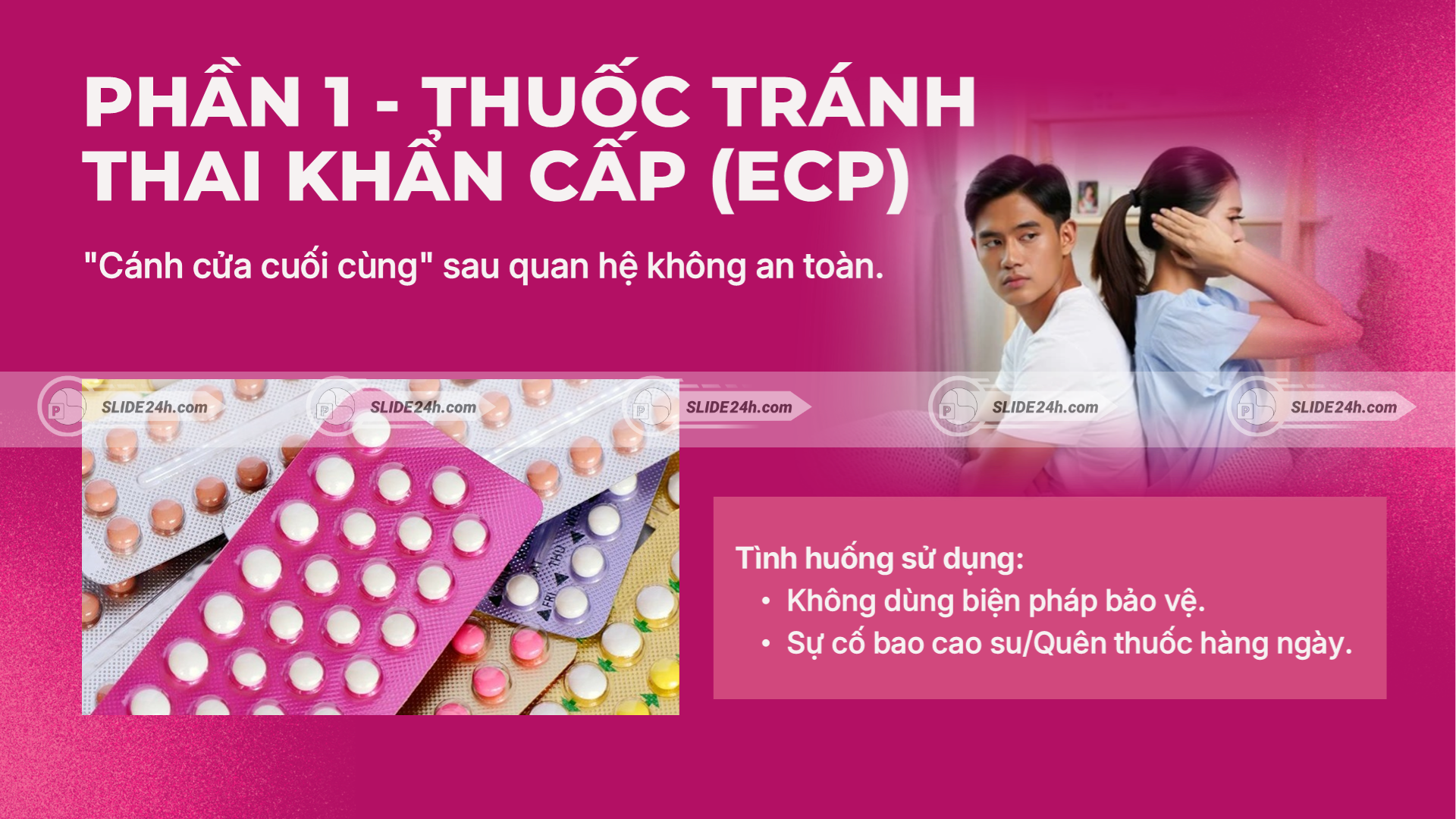 Giới thiệu thuốc tránh thai khẩn cấp ECP