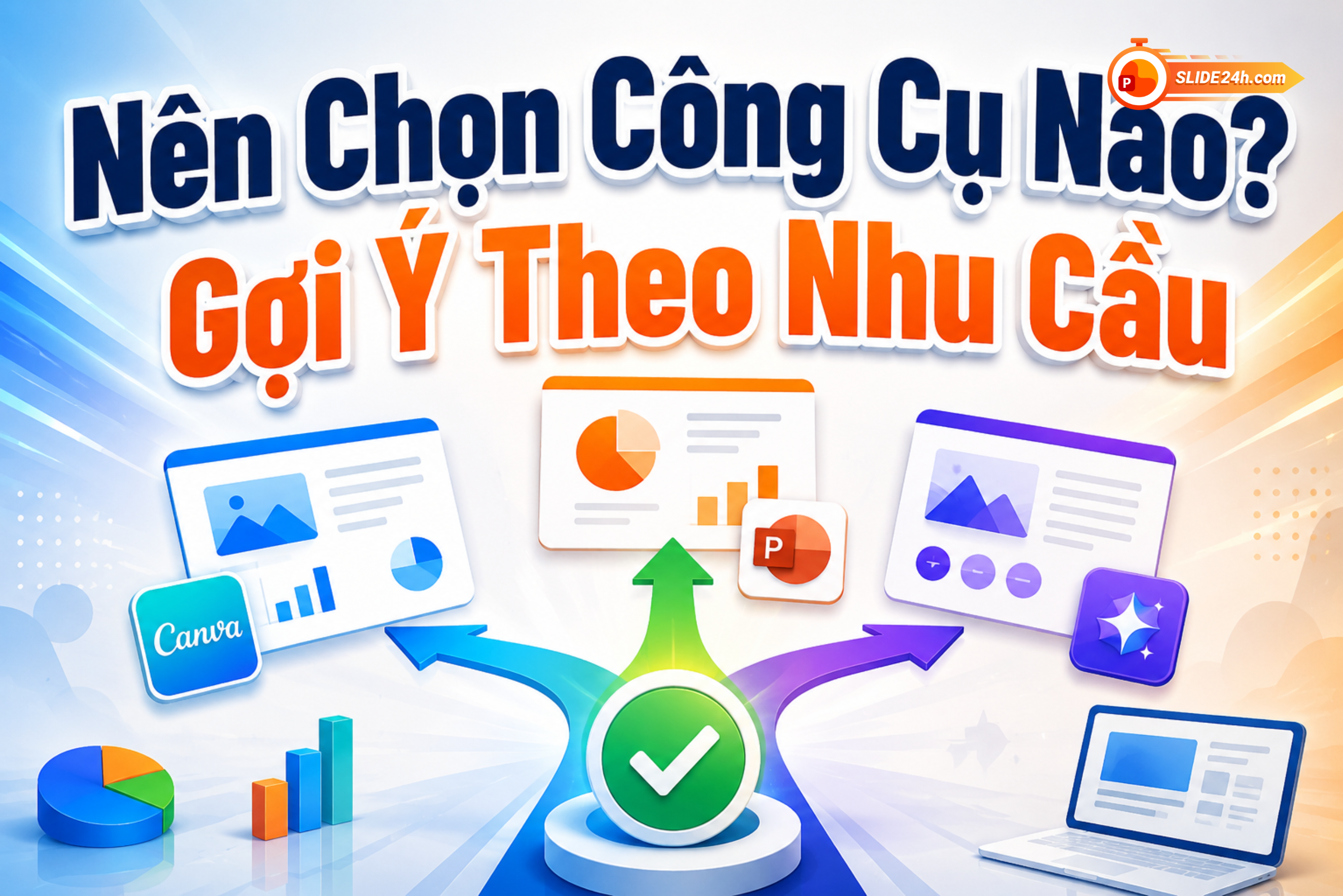 gợi ý chọn công cụ thiết kế slide phù hợp theo nhu cầu