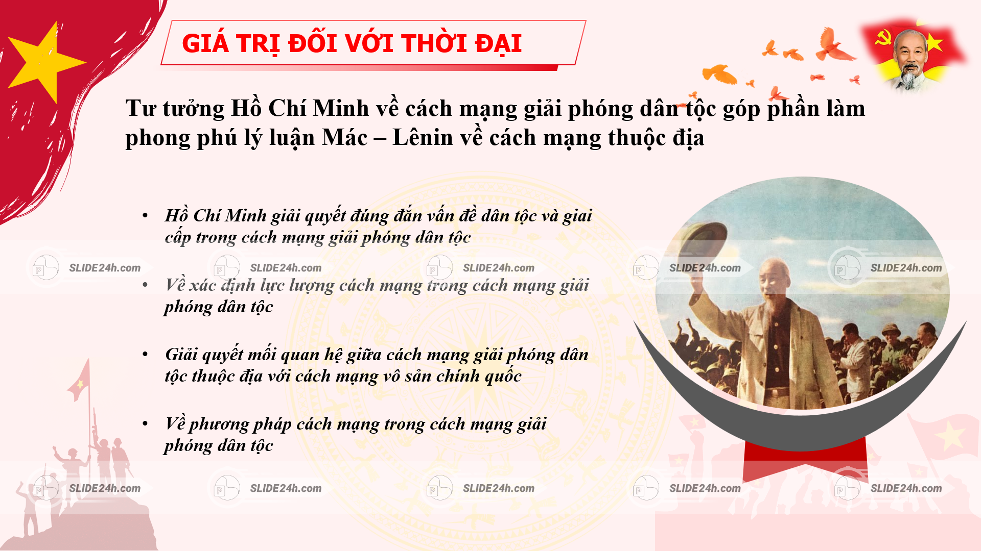 Góp phần làm phong phú lý luận Mác - Lênin về cách mạng thuộc địa