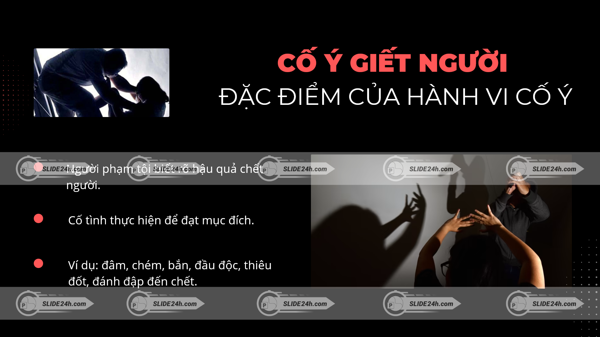 Hành vi cố ý giết người