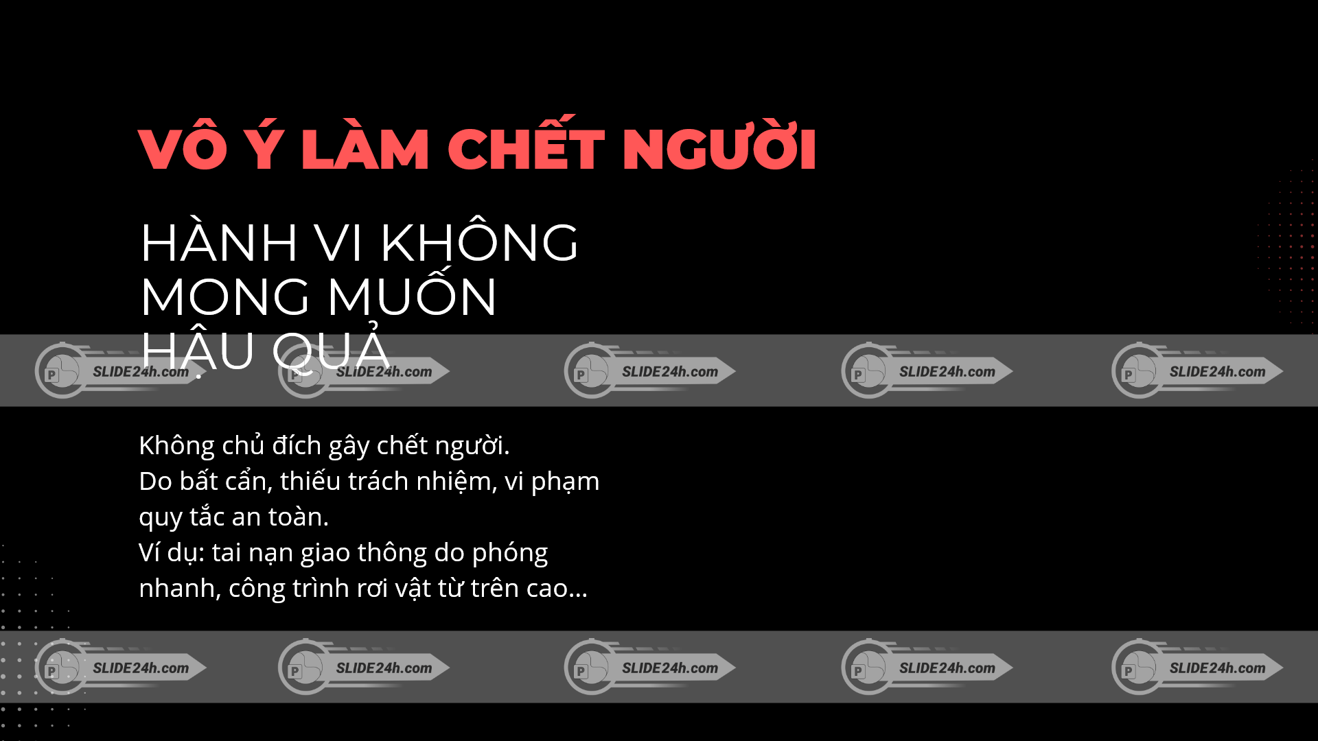 Hành vi vô ý giết người
