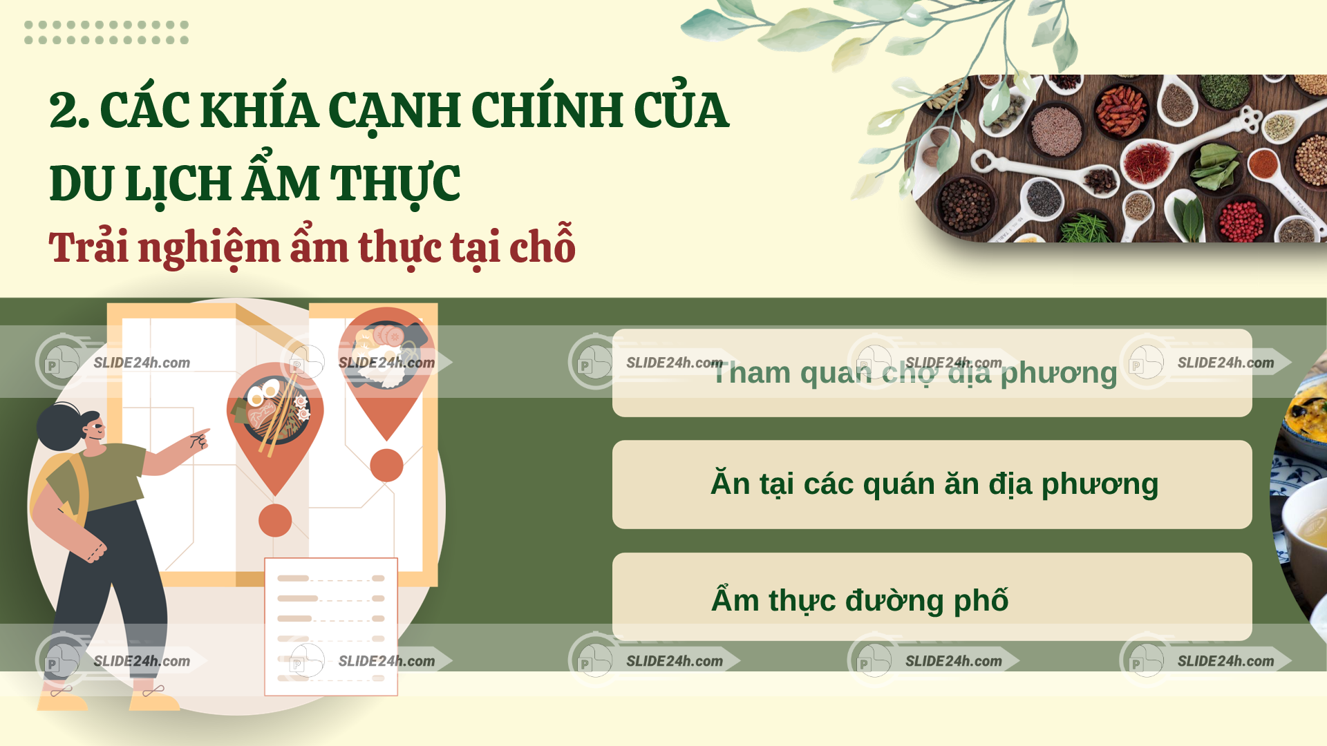 Hình thức của trải nghiệm ẩm thực tại chỗ