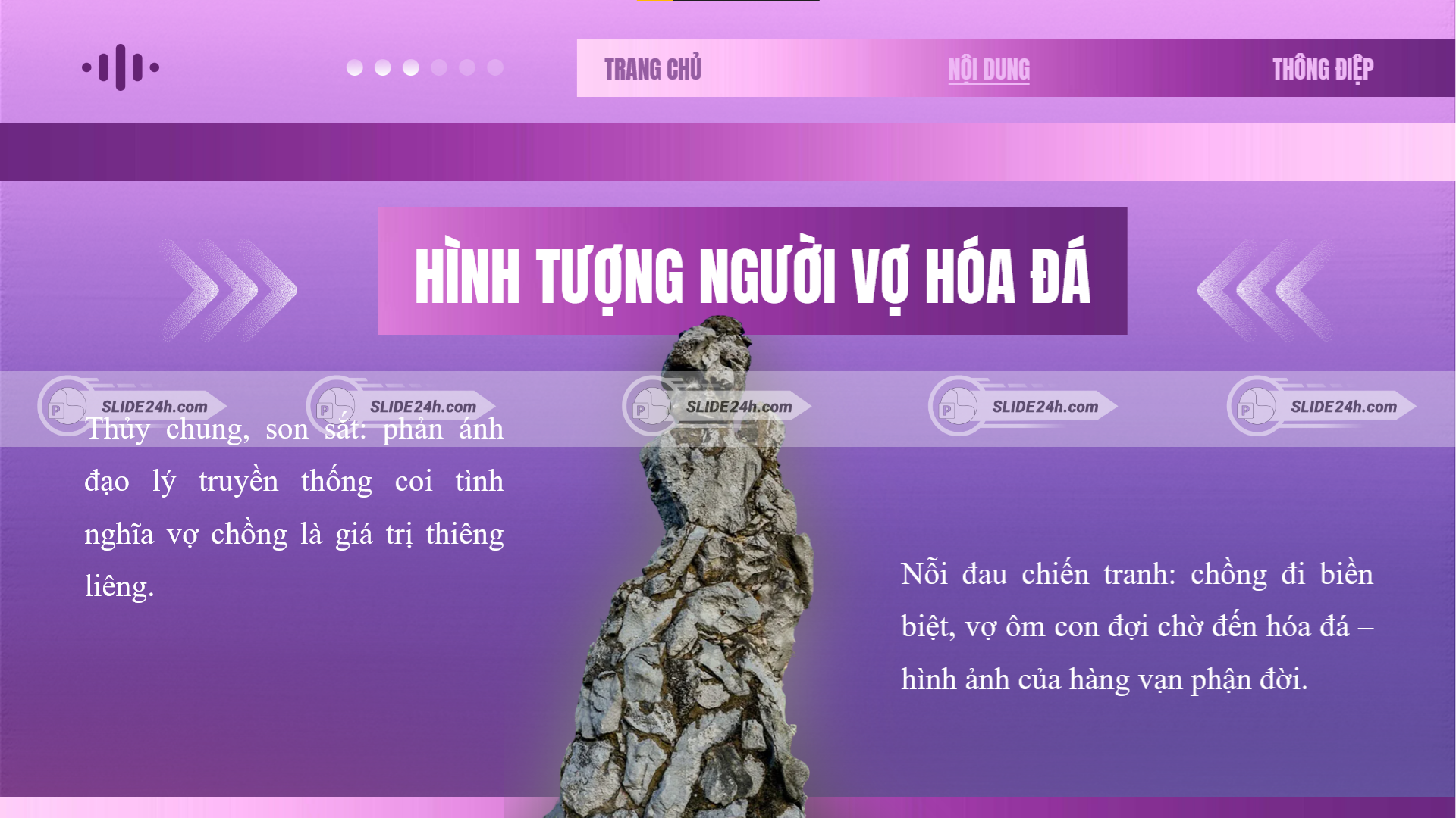 hình tượng người vợ hóa đá trong truyền thuyết vọng phu biểu tượng thủy chung