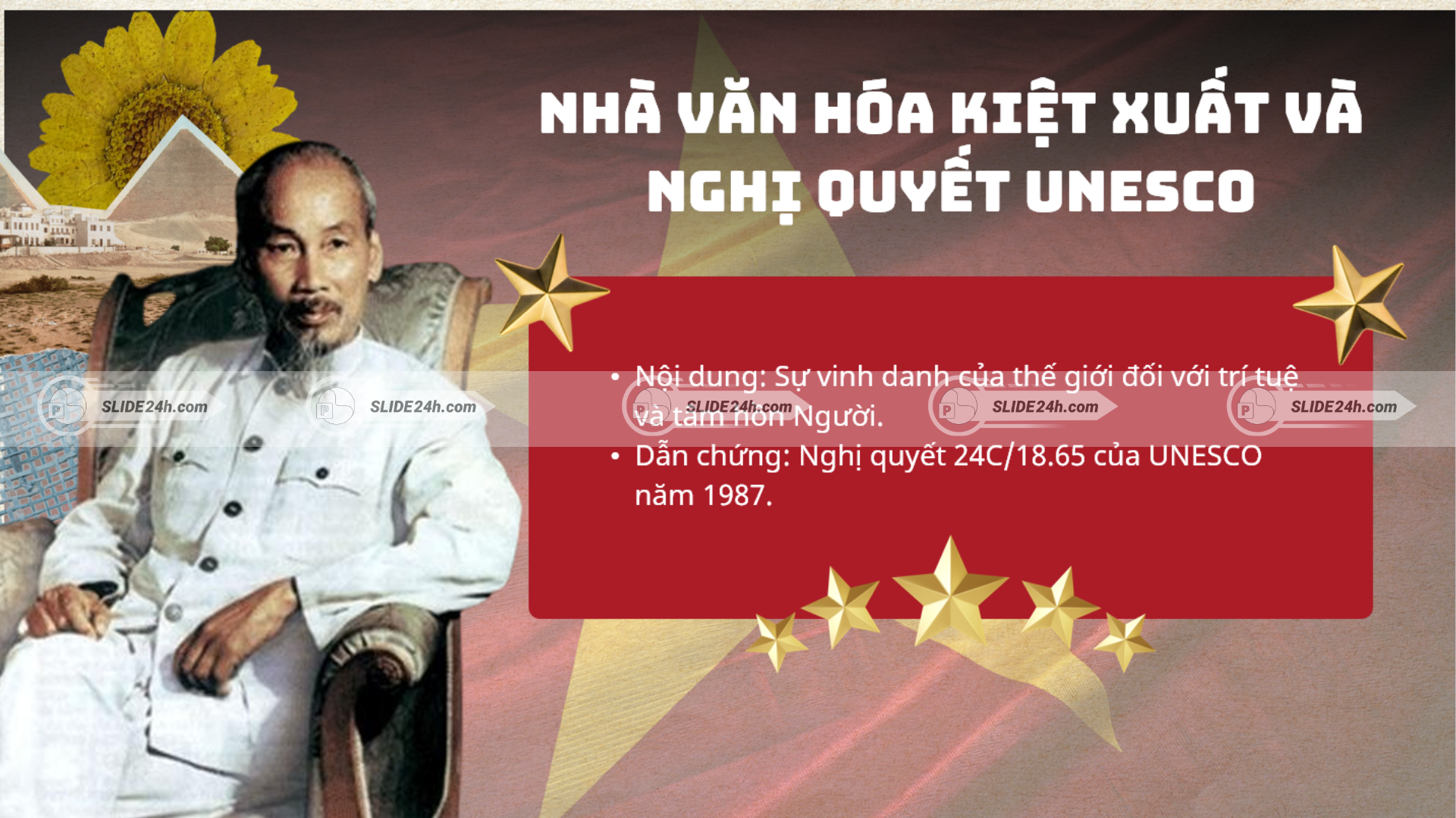 Hồ Chí Minh nhà văn hóa kiệt xuất được UNESCO vinh danh.