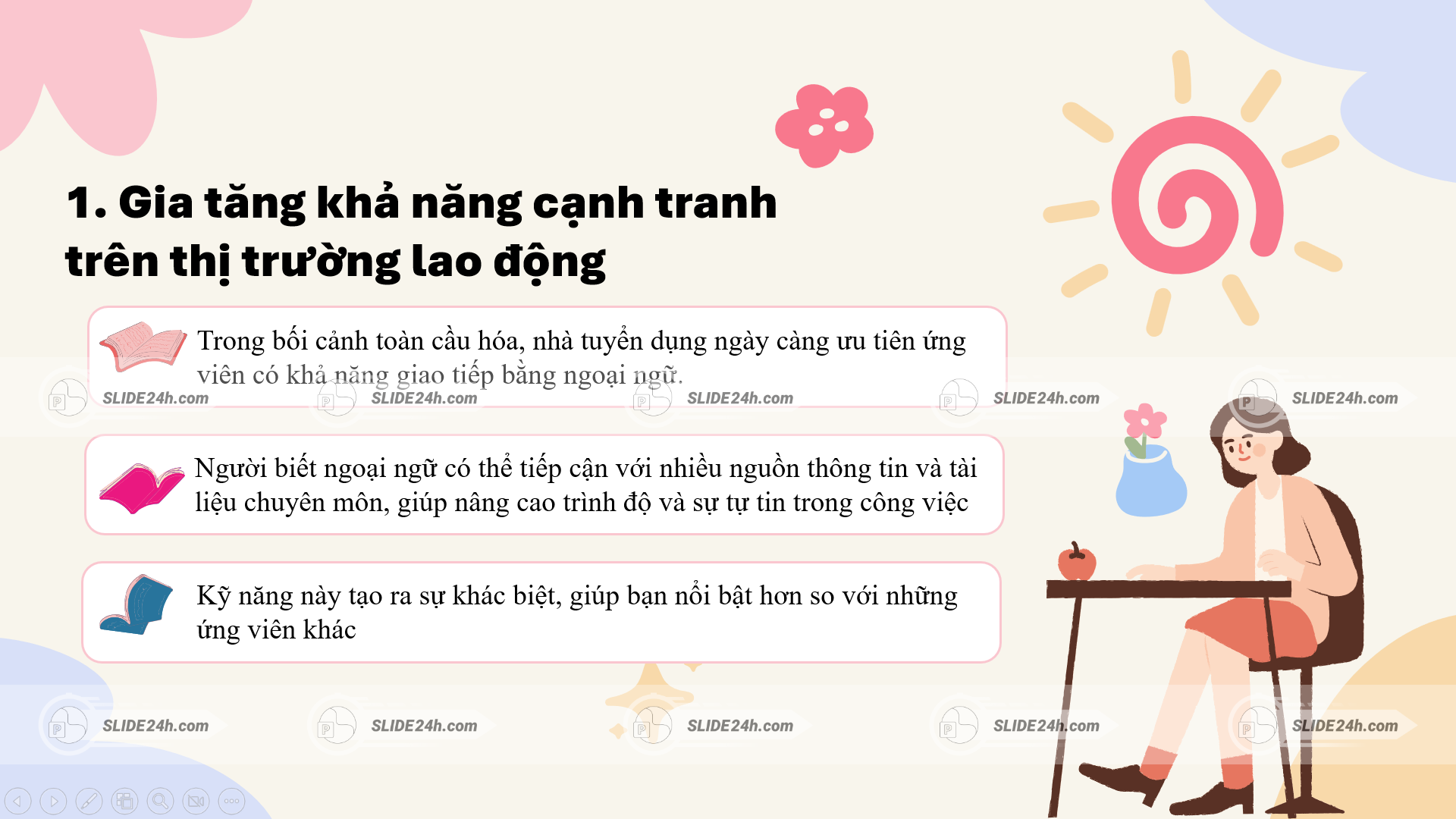 học ngoại ngữ giúp tăng khả năng cạnh tranh trên thị trường lao động