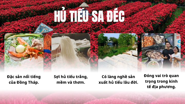 hủ tiếu Sa Đéc đặc sản Đồng Tháp với sợi trắng mềm thơm từ làng nghề