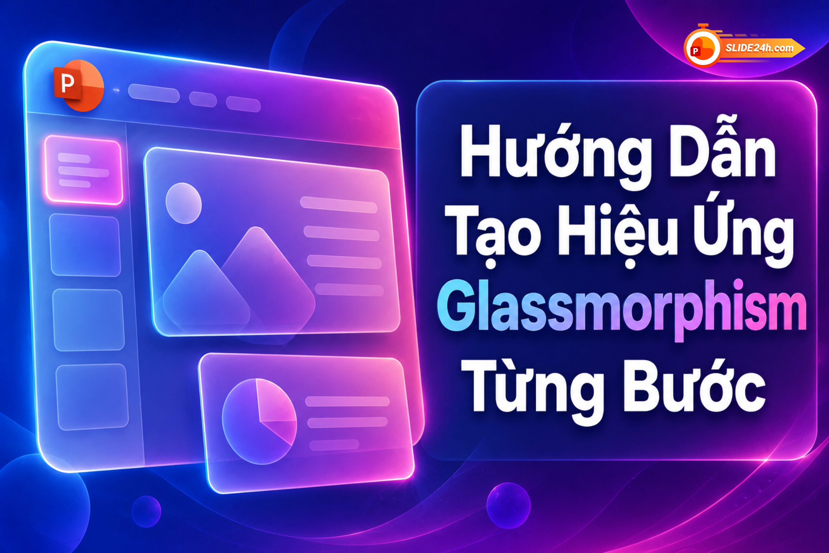 hướng dẫn tạo hiệu ứng glassmorphism trong powerpoint từng bước