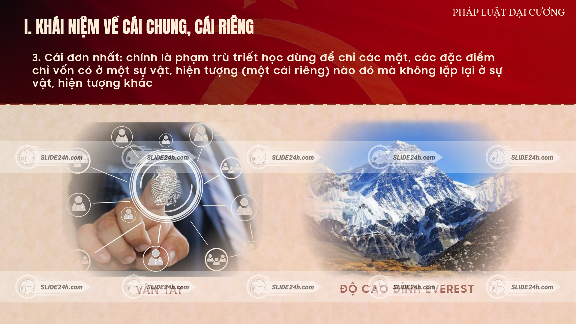 Khái niệm cái chung, cái riêng và cái đơn nhất