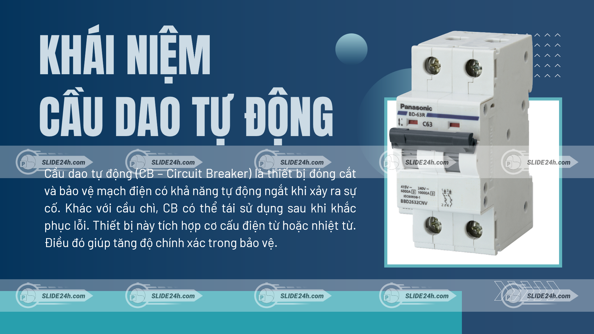 khái niệm cầu dao tự động thiết bị đóng cắt bảo vệ mạch điện có thể tái sử dụng