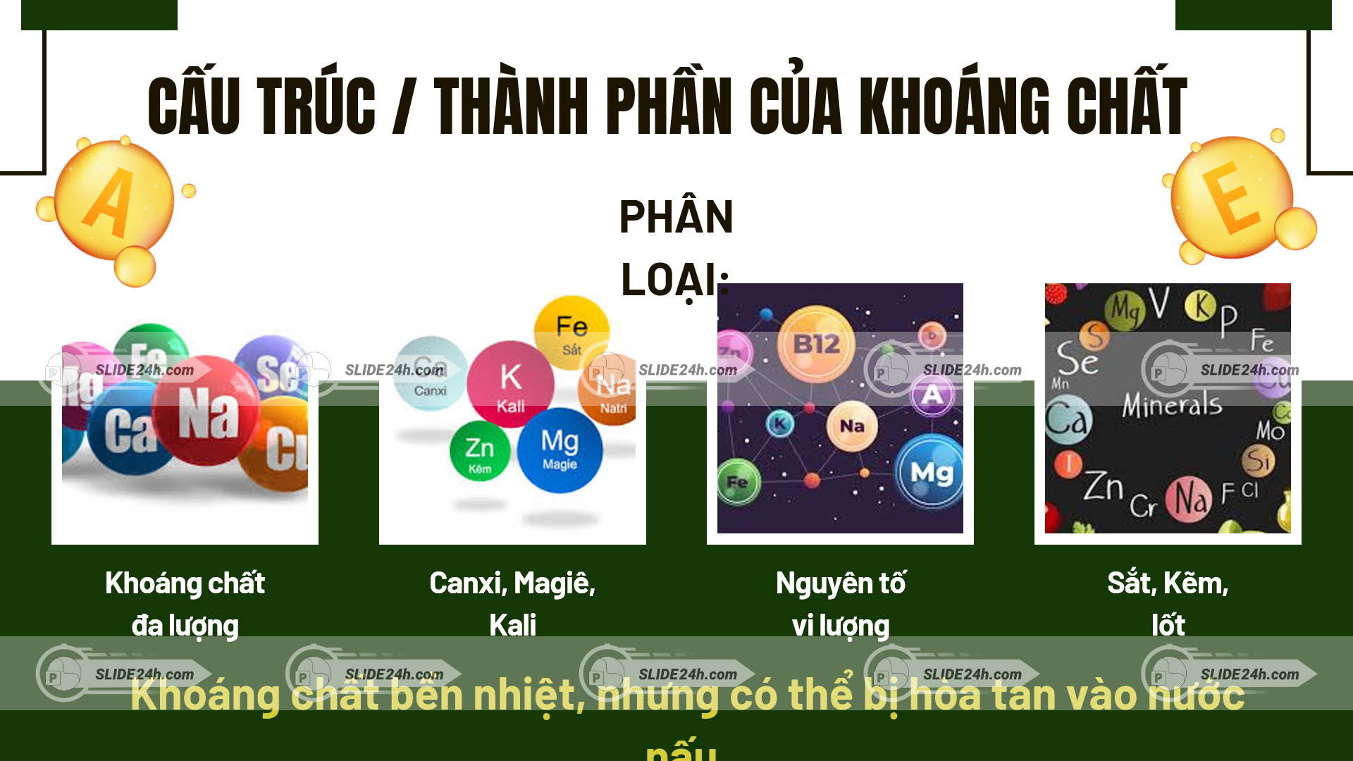 Khái niệm, cấu trúc và phân loại khoáng chất