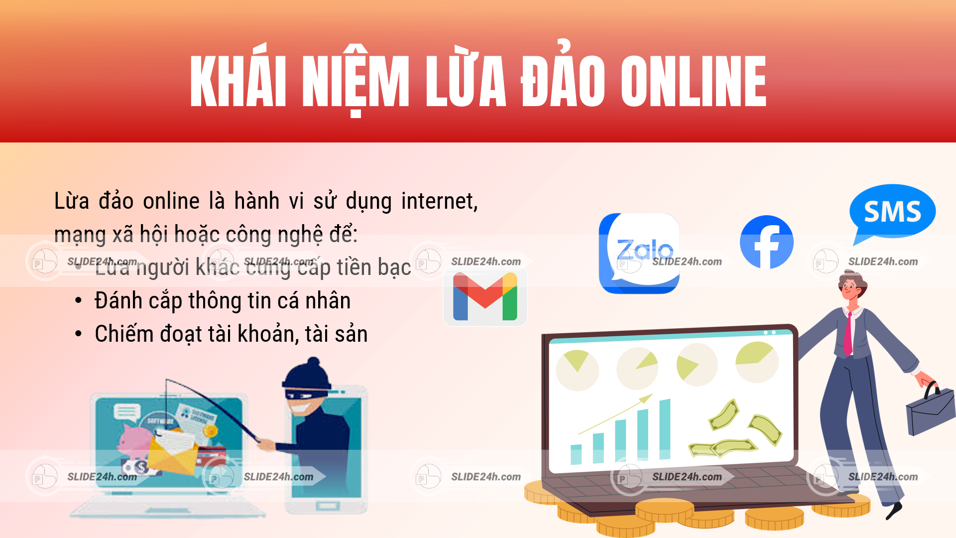 Khái niệm lừa đảo online