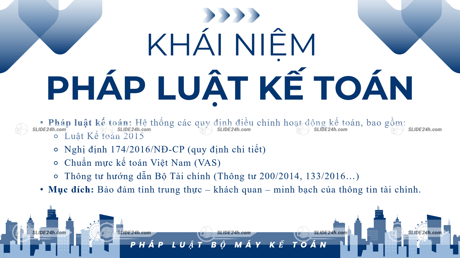 khái niệm pháp luật kế toán