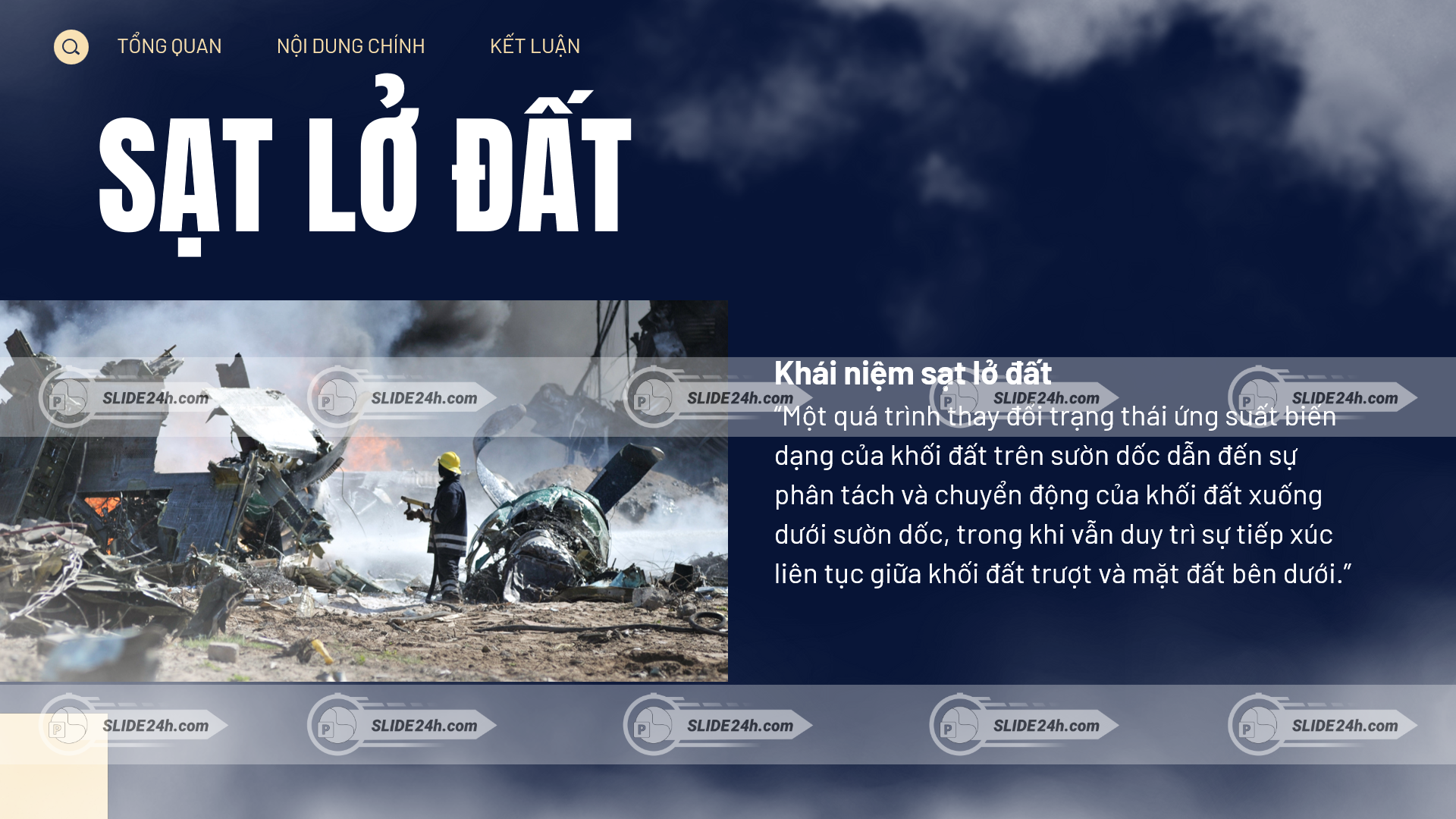 Khái niệm sạt lở đất