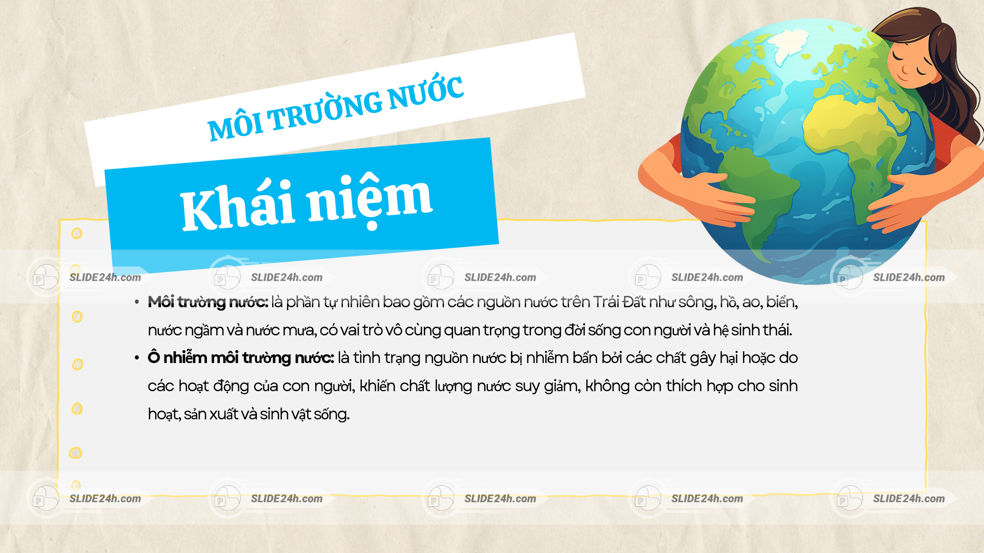khái niệm về ô nhiễm môi trường nước