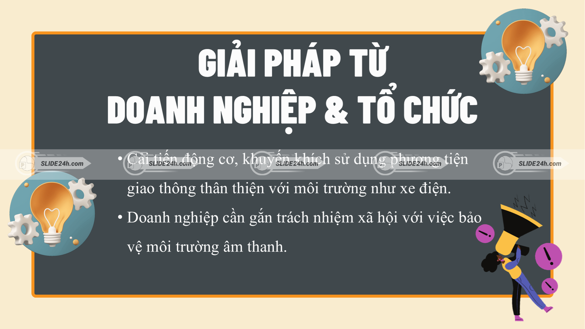Khái quát các giải pháp từ doanh nghiệp và tổ chức.