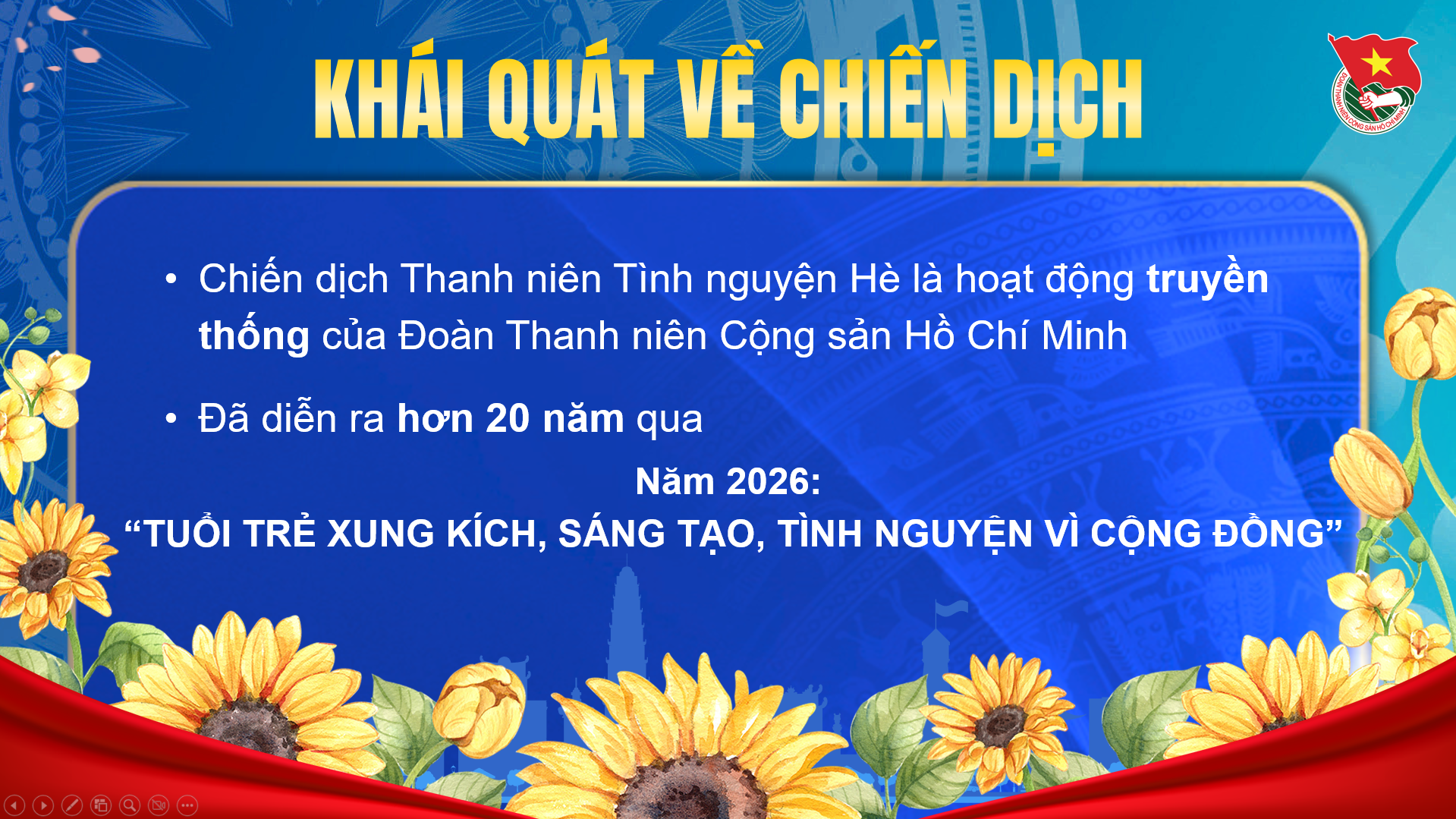 khái quát chiến dịch thanh niên tình nguyện hè của đoàn