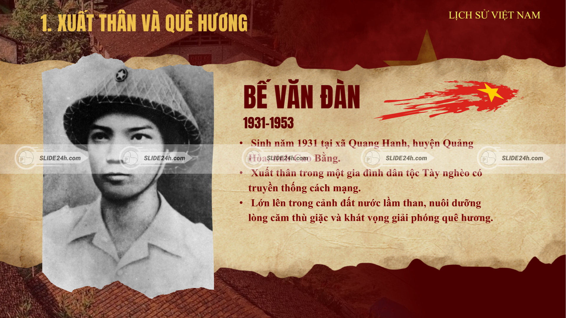 Khái quát về xuất thân, quê quán và những nét nổi bật trong cuộc đời Bế Văn Đàn.