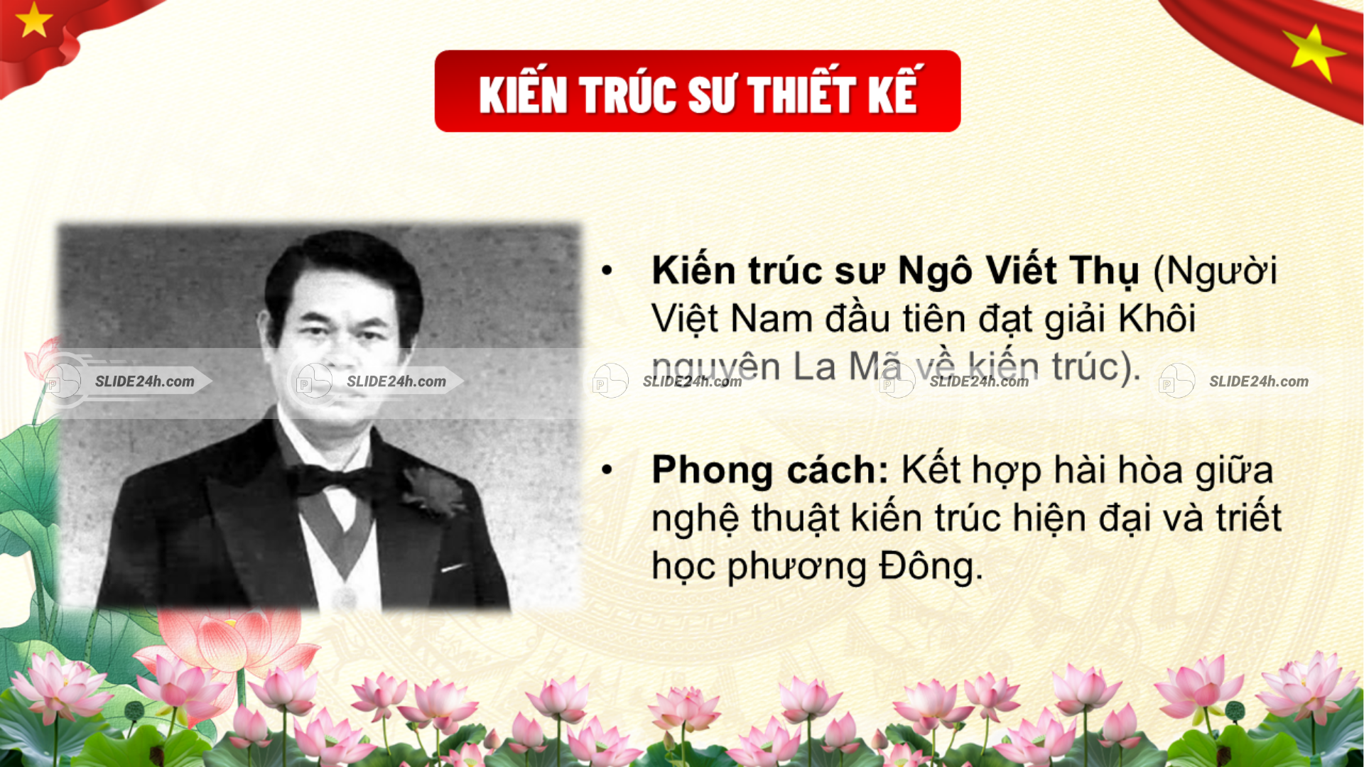 Kiến trúc sư Ngô Viết Thụ và dấu ấn thiết kế Dinh Độc Lập.