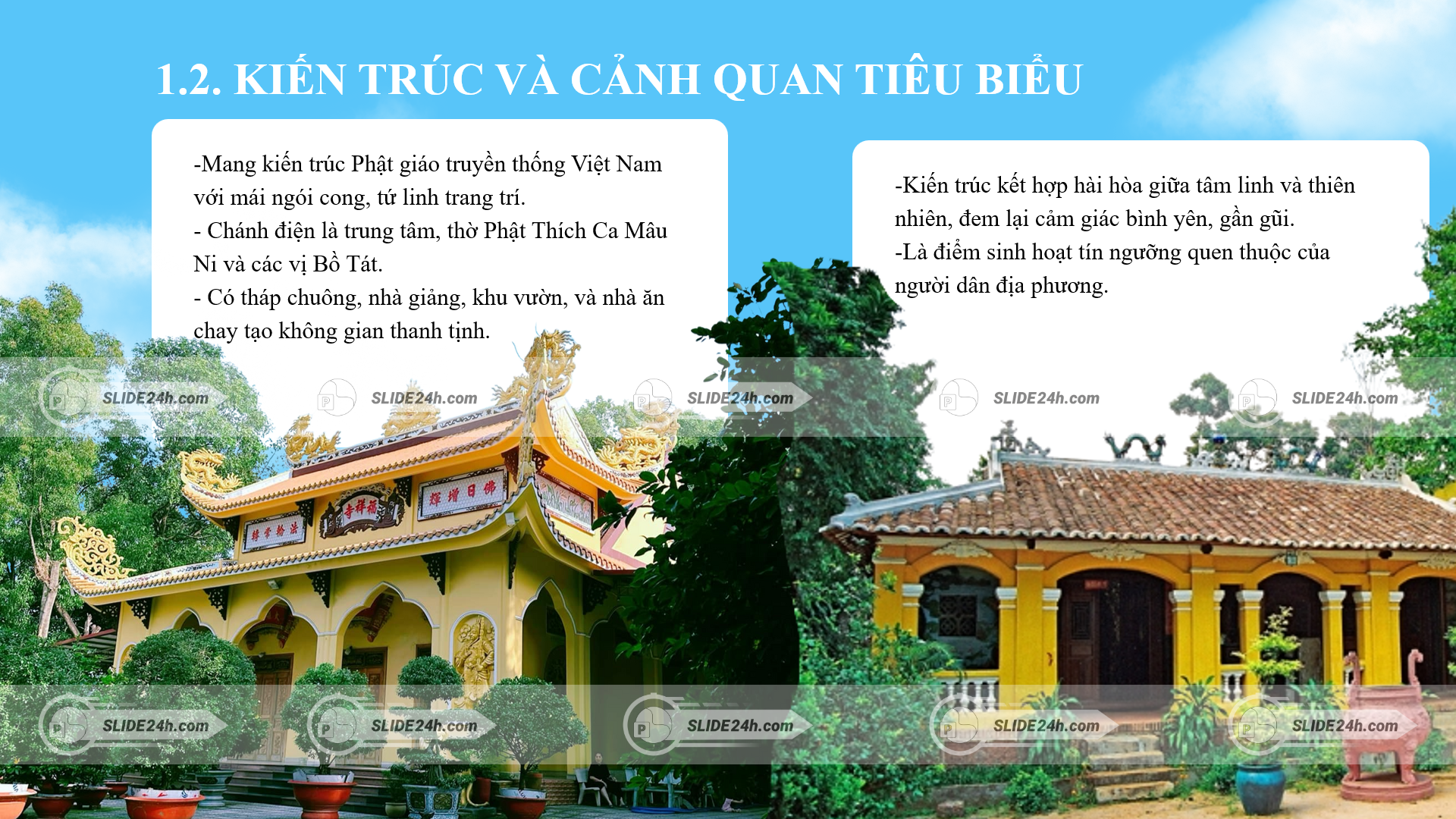Kiến trúc và cảnh quan tiêu biểu của chùa Phước Tường