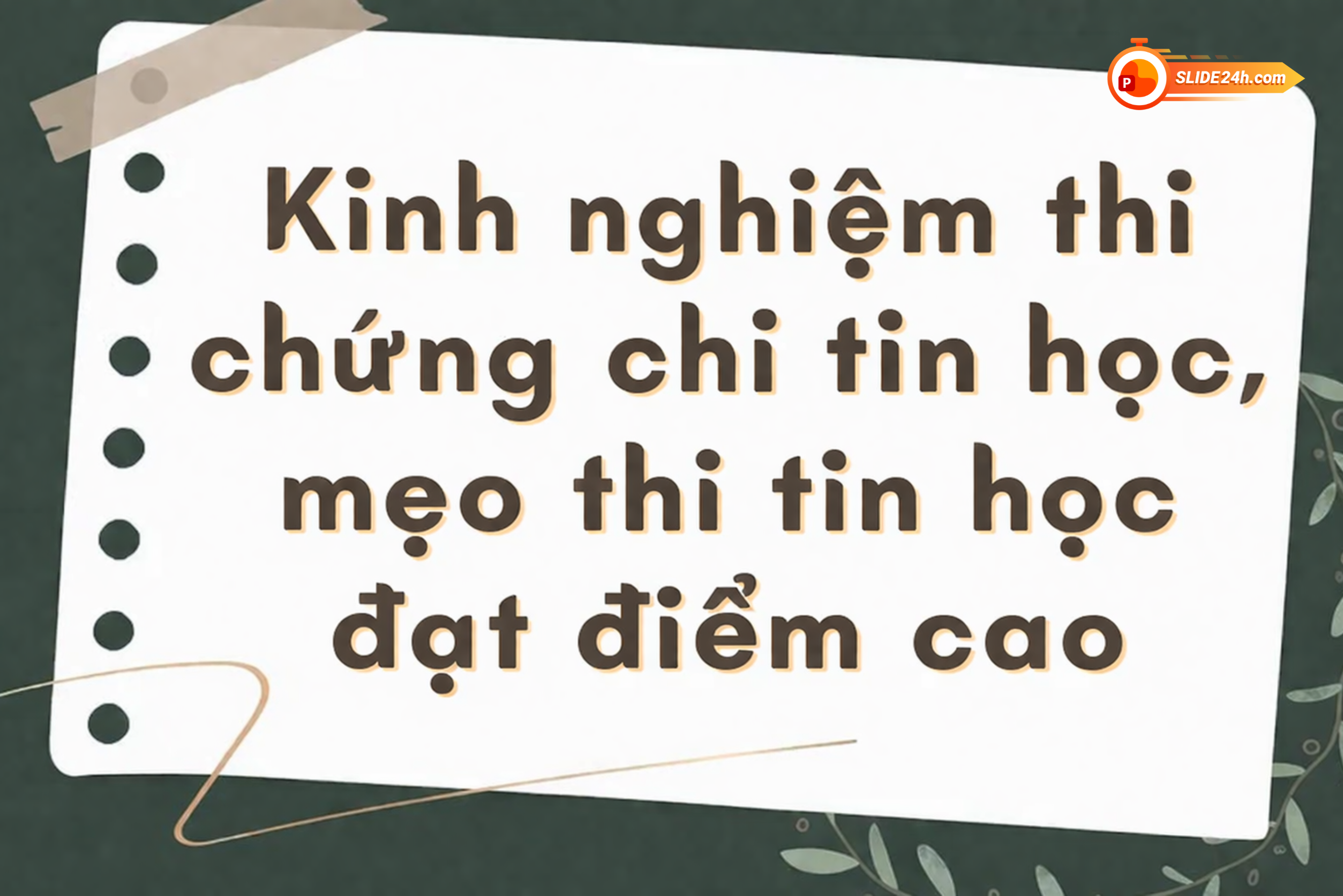 Kinh nghiệm luyện thi tin học MOS và mẹo đạt điểm cao khi thi chứng chỉ tin học quốc tế MOS.