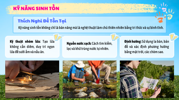 kỹ năng sinh tồn trong trại hè thanh niên