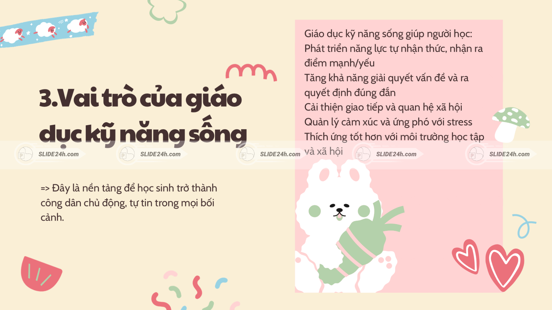Kỹ năng sống cải thiện quan hệ xã hội.