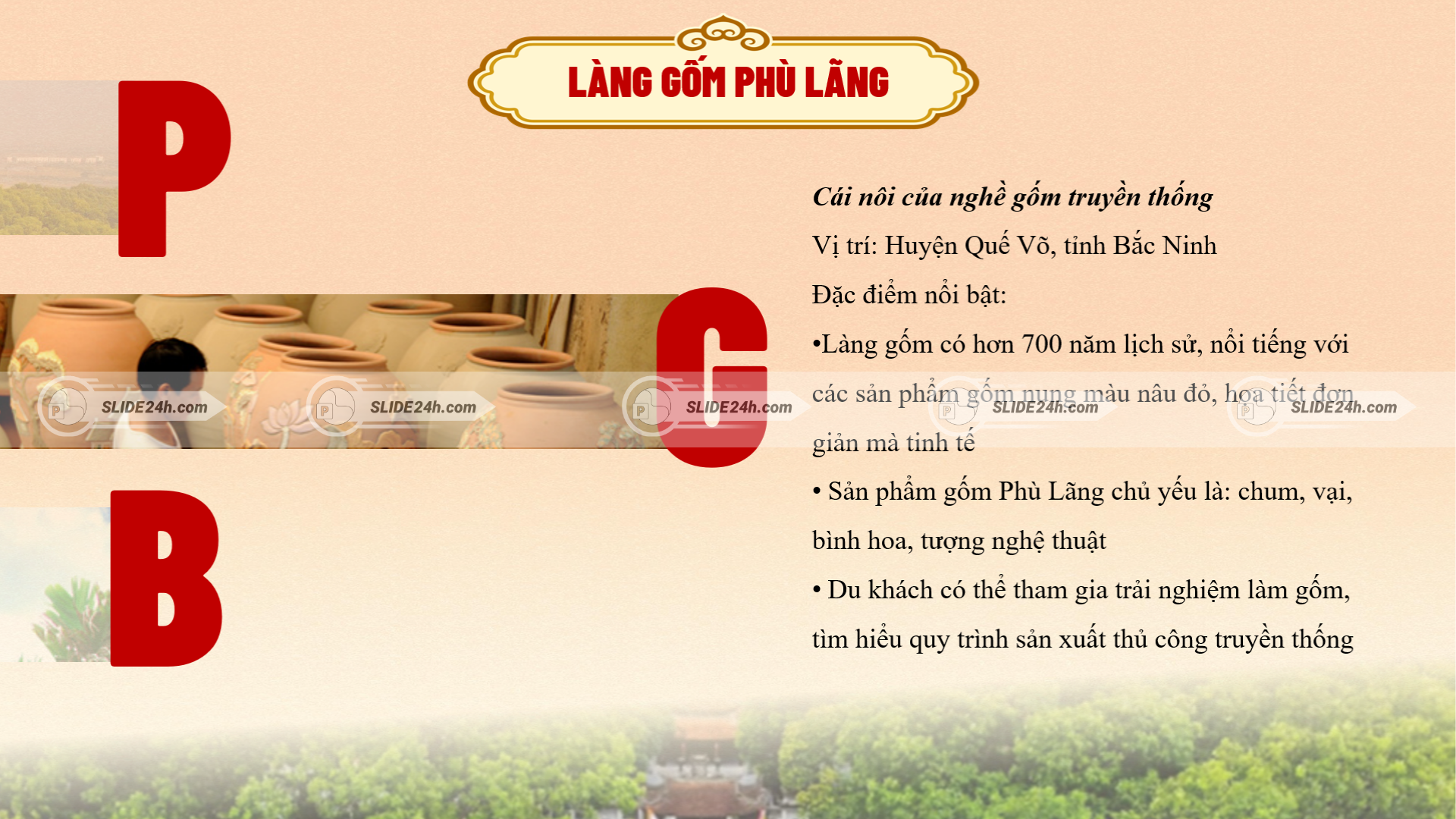 Làng gốm Phù Lãng Bắc Ninh với các sản phẩm gốm truyền thống
