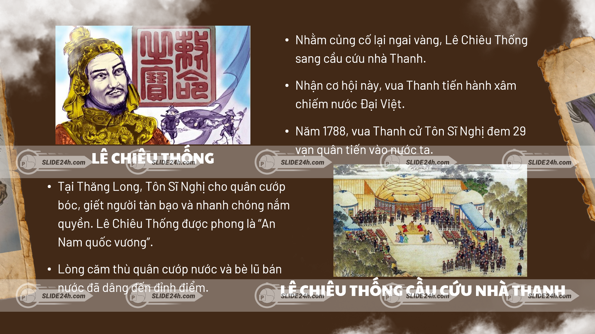 Lê Chiêu Thống cầu cứu nhà Thanh
