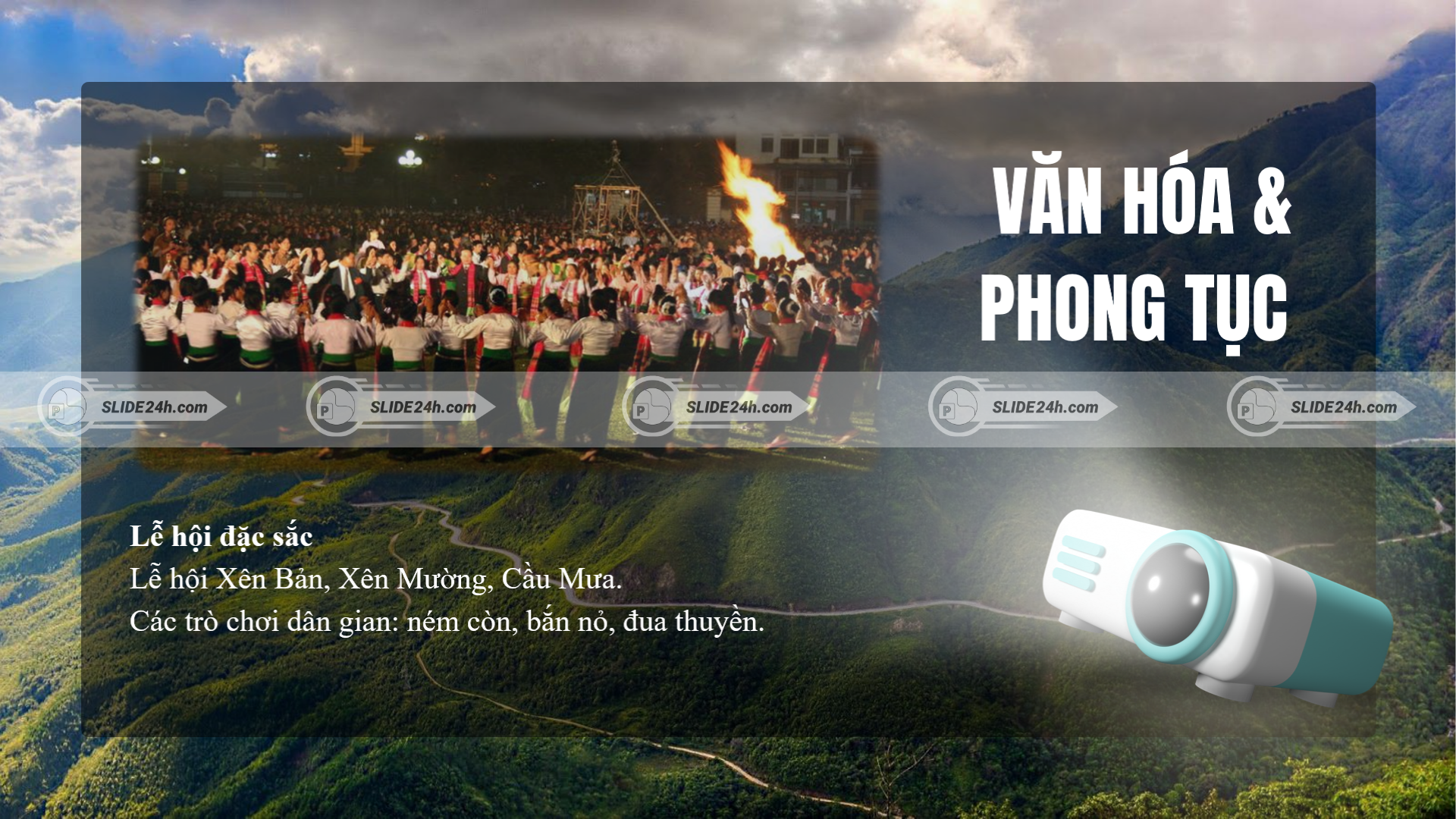 lễ hội mai châu múa xòe lửa trại trò chơi dân gian người thái