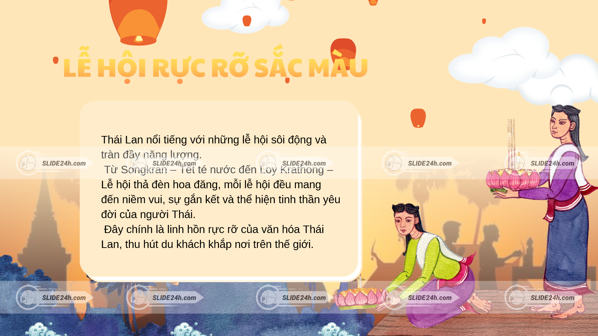 lễ hội thái lan rực rỡ sắc màu 