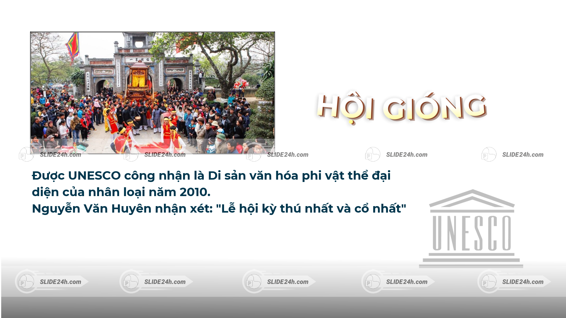 Lễ hội văn hóa Hội Gióng