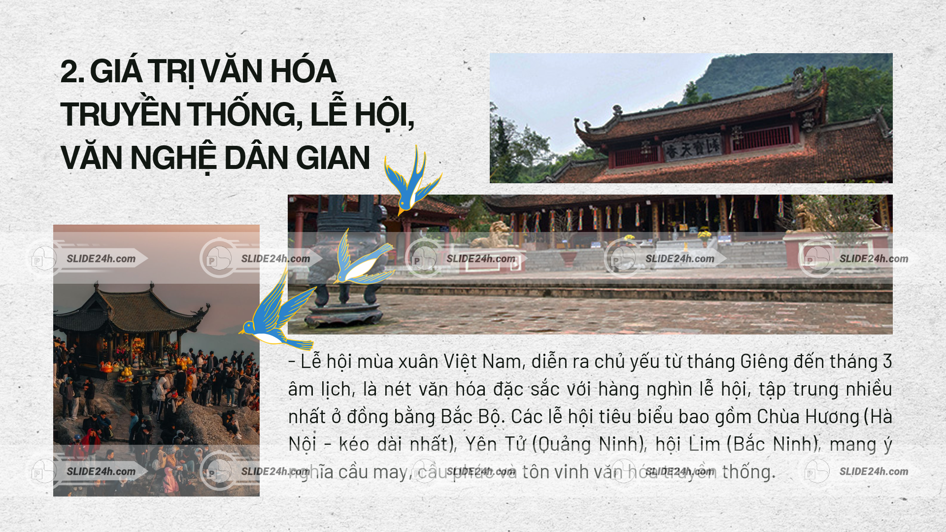 Lễ hội, văn nghệ dân gian và ẩm thực Việt Nam