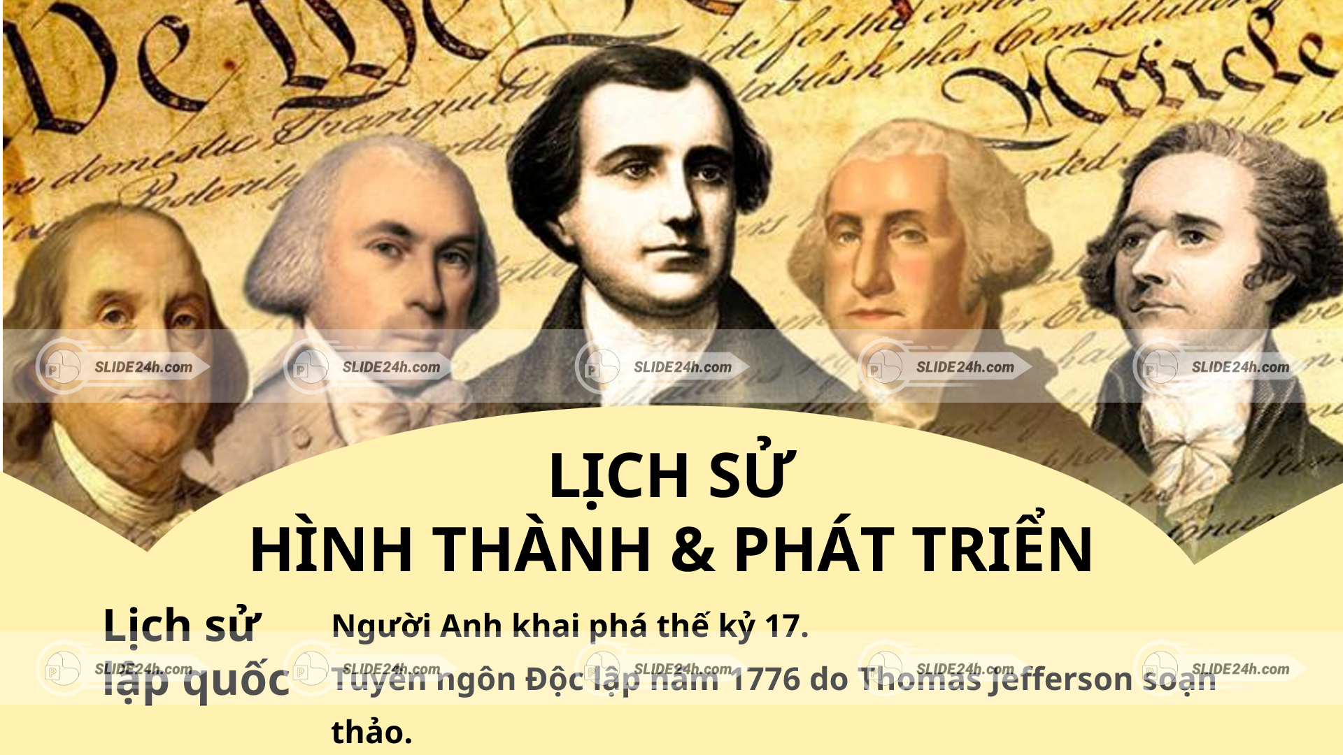 Lịch sử lập quốc của Mỹ