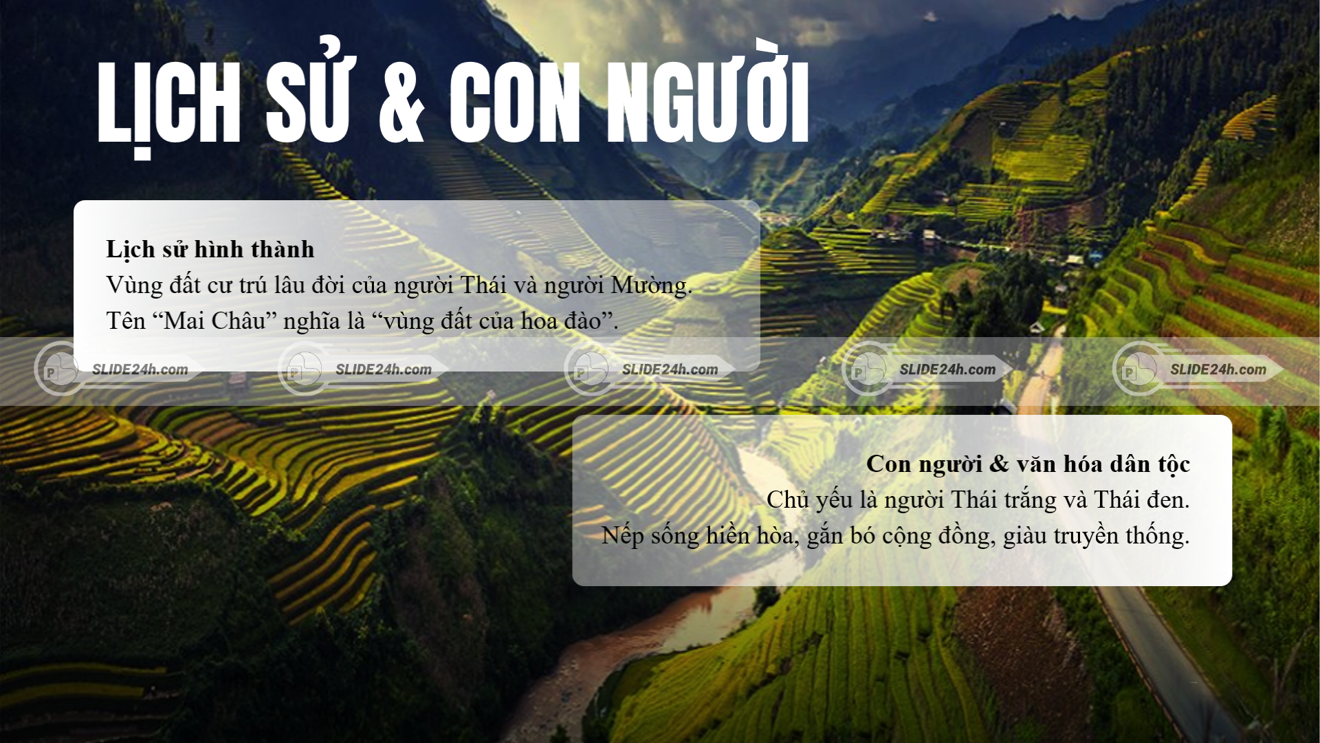 lịch sử và con người mai châu ruộng bậc thang tây bắc văn hóa người thái