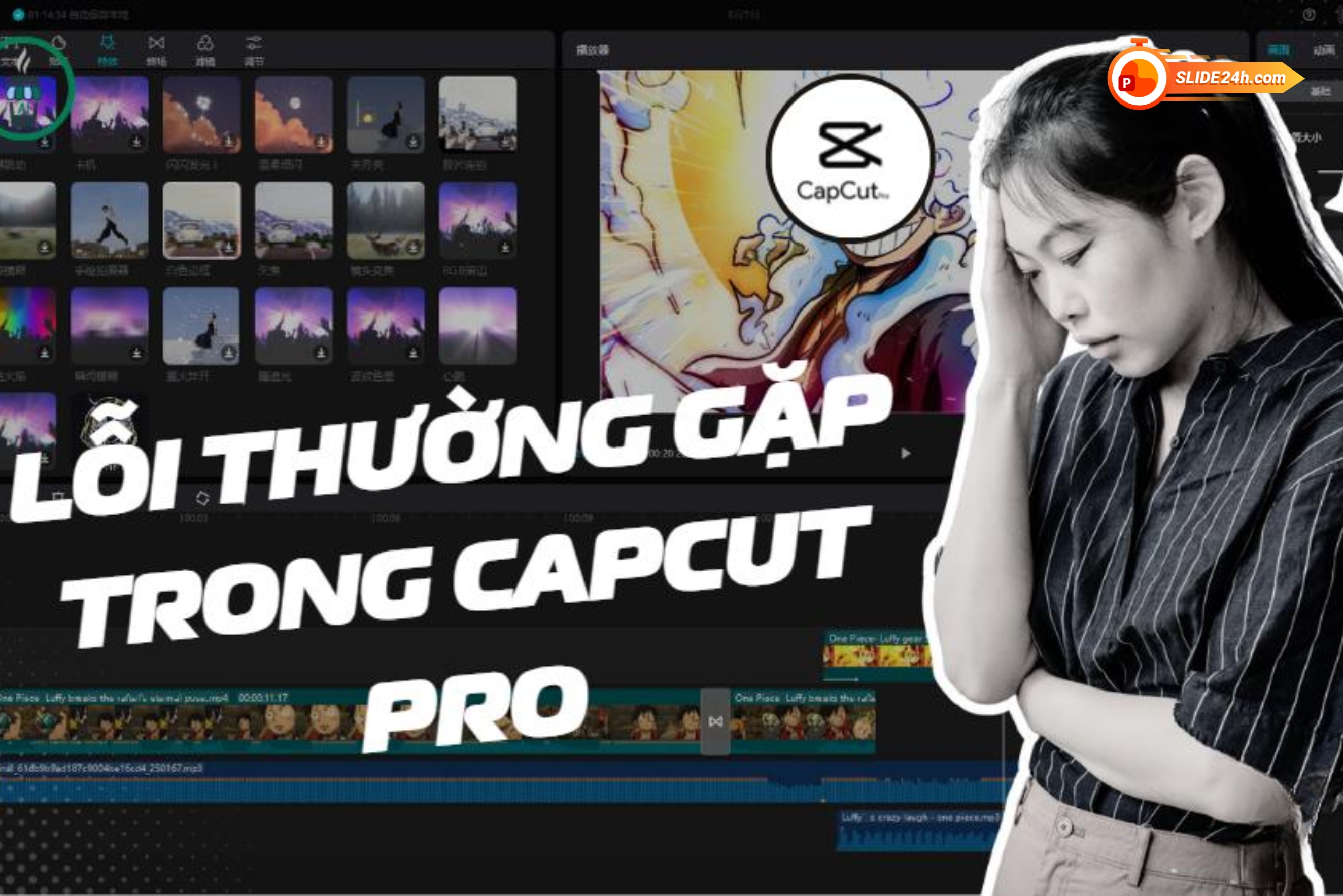 Lỗi thường gặp khi làm thuyết trình trên CapCut và cách khắc phục nhanh