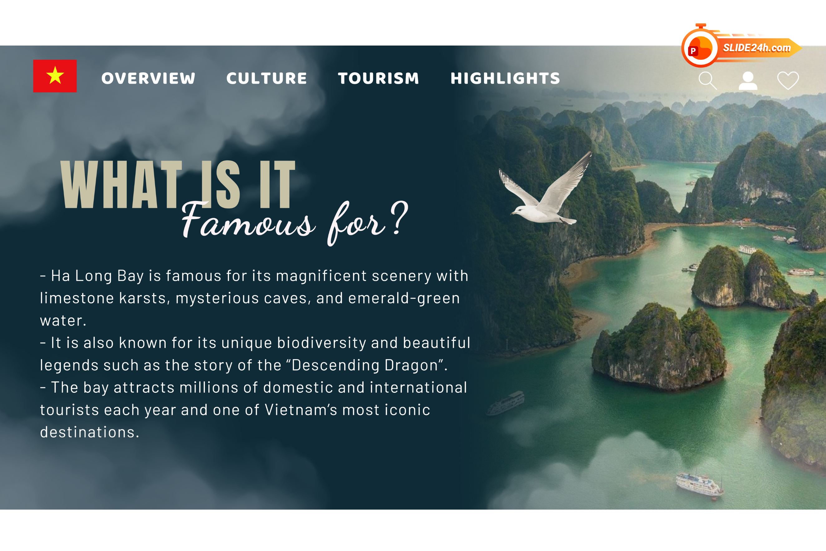Mẫu PowerPoint về danh lam thắng cảnh Việt Nam