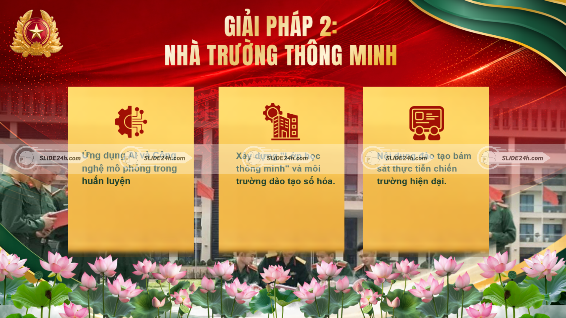 Mô hình nhà trường quân sự thông minh ứng dụng công nghệ số