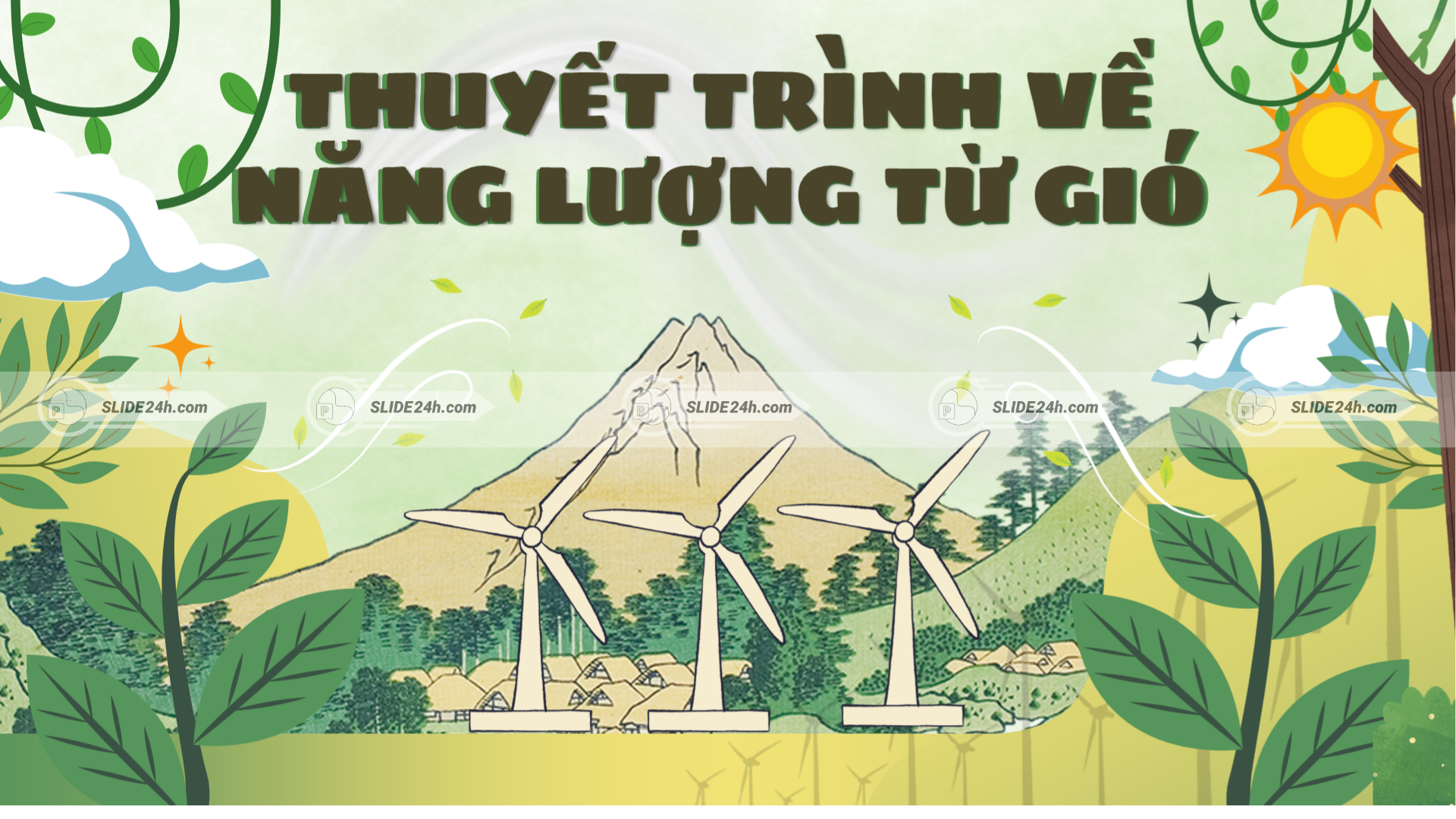 Năng lượng gió là nguồn năng lượng tái tạo quan trọng.