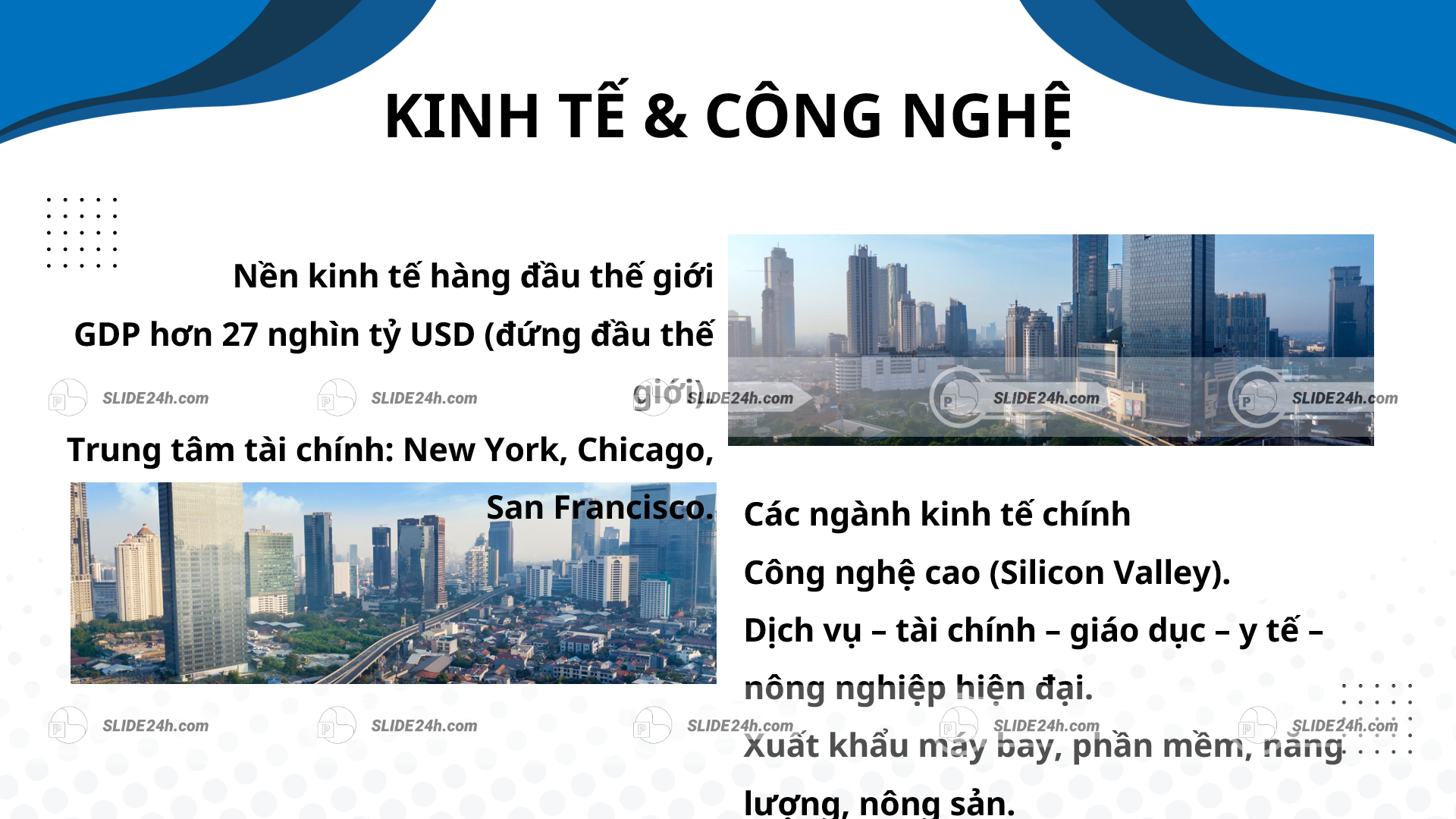 Nền kinh tế và sự phát triển công nghệ của Hoa Kỳ
